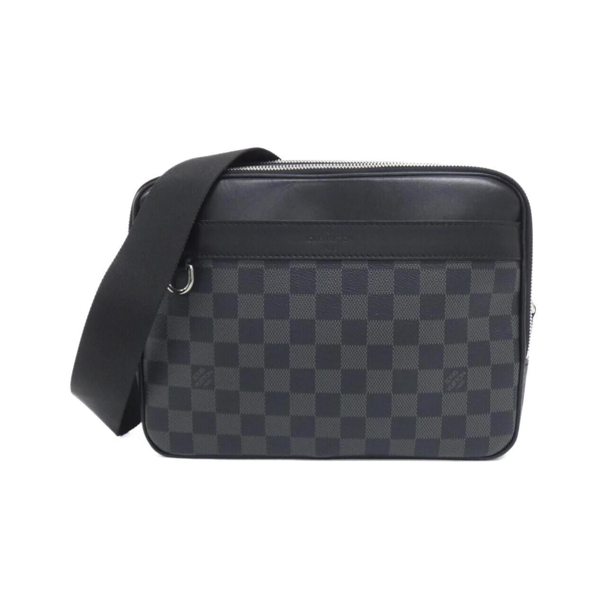 Louis Vuitton Graphite Coated Canvas Shoulder Bag (Pre-Owned)