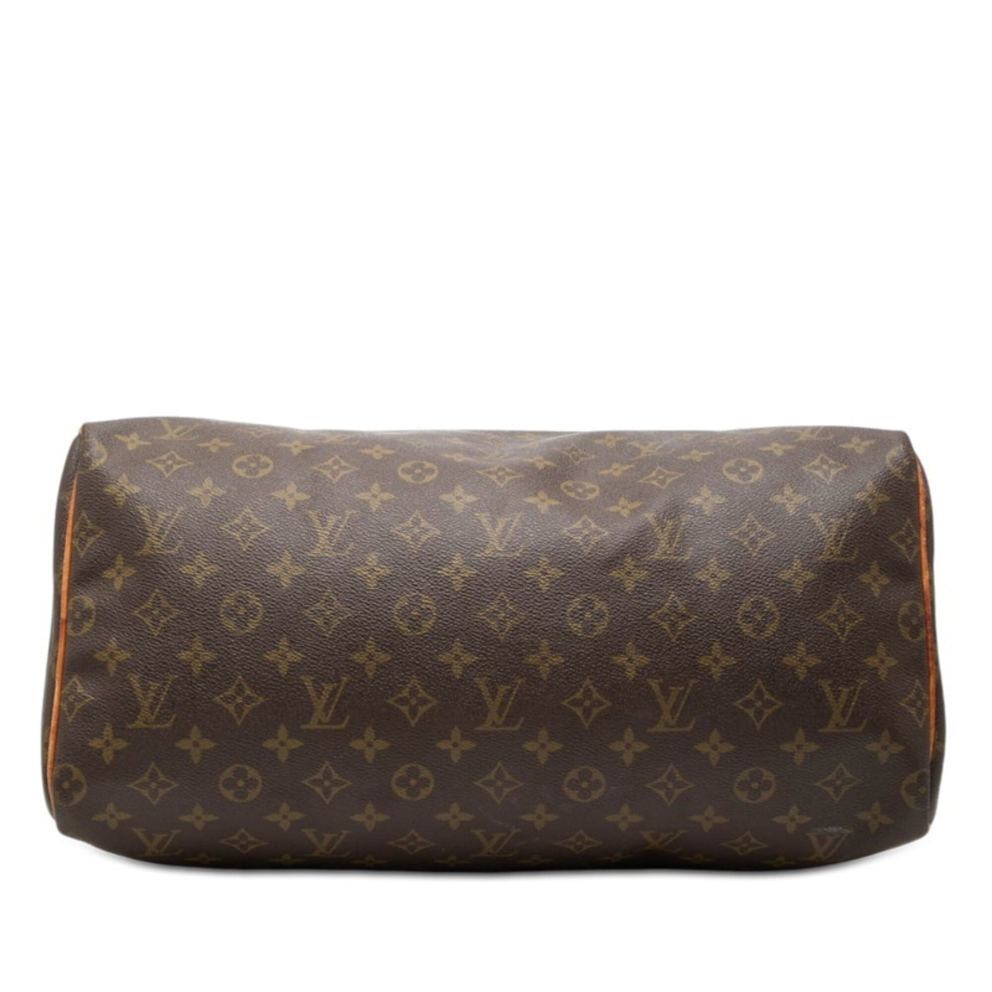 Louis Vuitton Monogram Brown Pvc Leather Boston Bag Handbag (Pre-Owned)