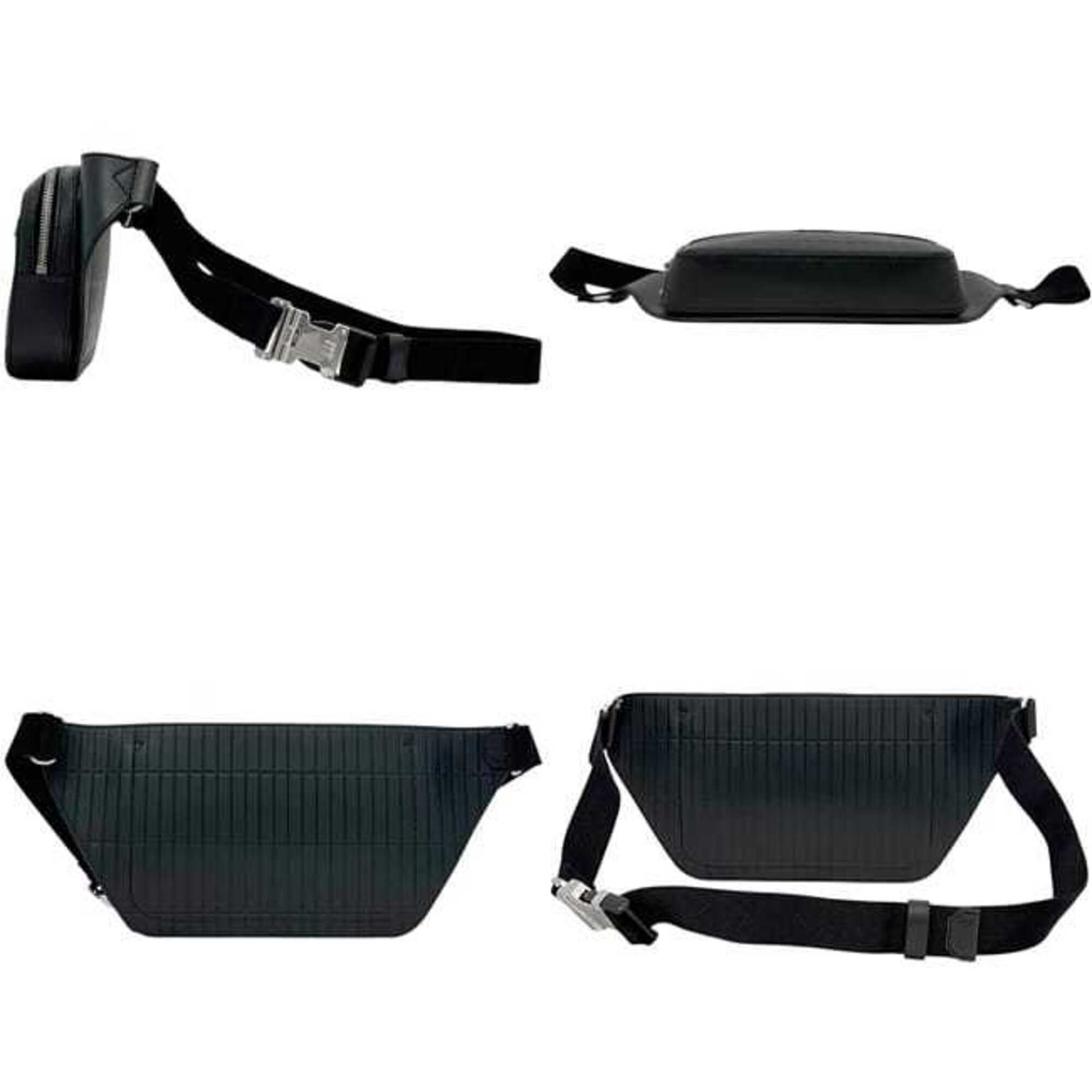 Dunhill Black Leather Sling Bag (Pre-Owned)