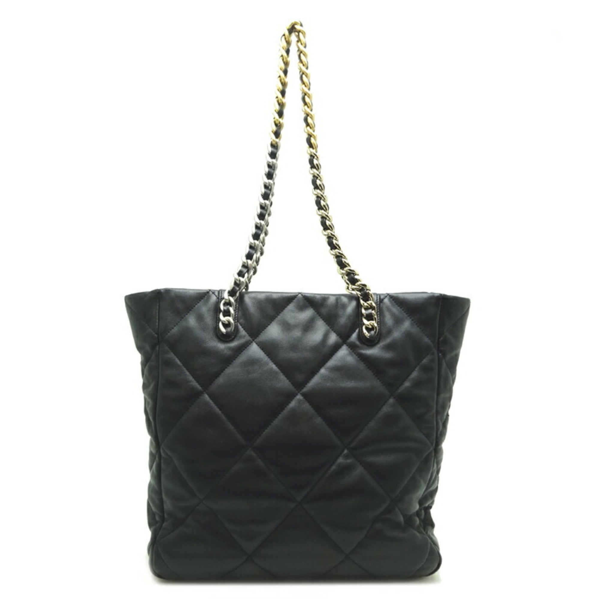 Chanel Black Leather Shoulder Bag (Pre-Owned)