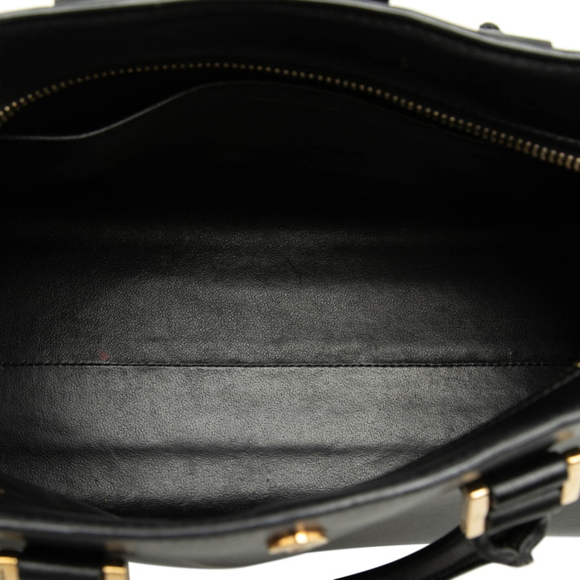 Saint Laurent Black Leather Handbag Shoulder Bag (Pre-Owned)