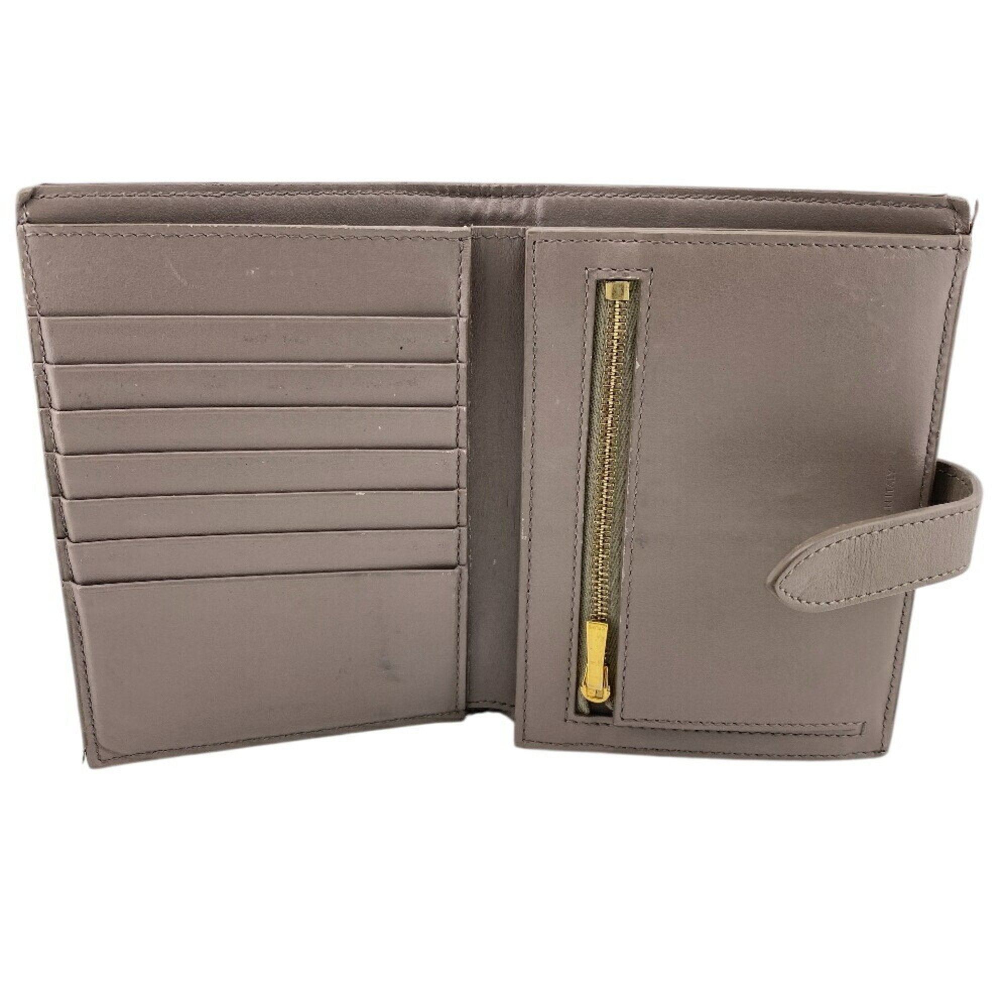 Celine Beige Leather Wallet (Bi-Fold) (Pre-Owned)