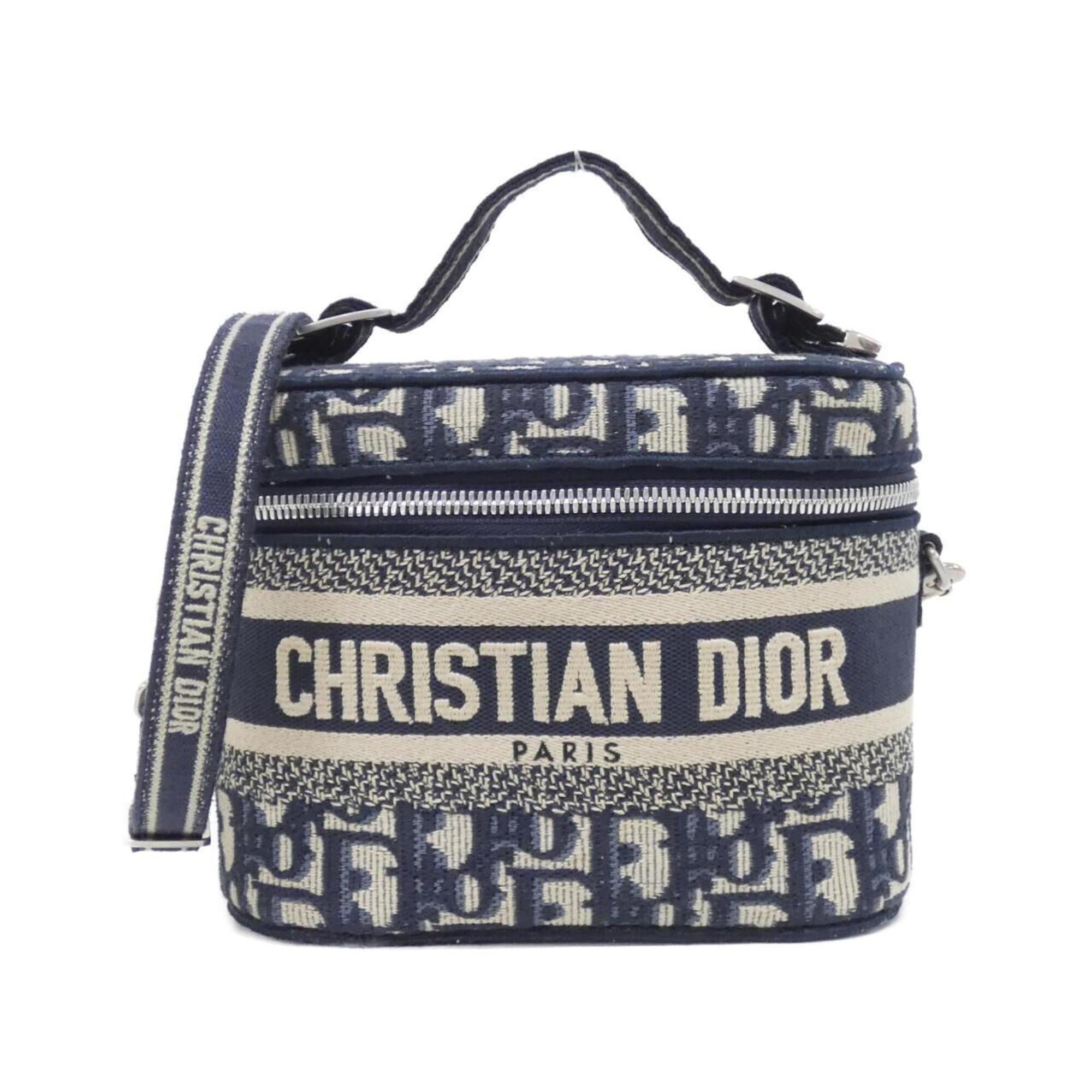 Christian Dior Blue Canvas Handbag (Pre-Owned)