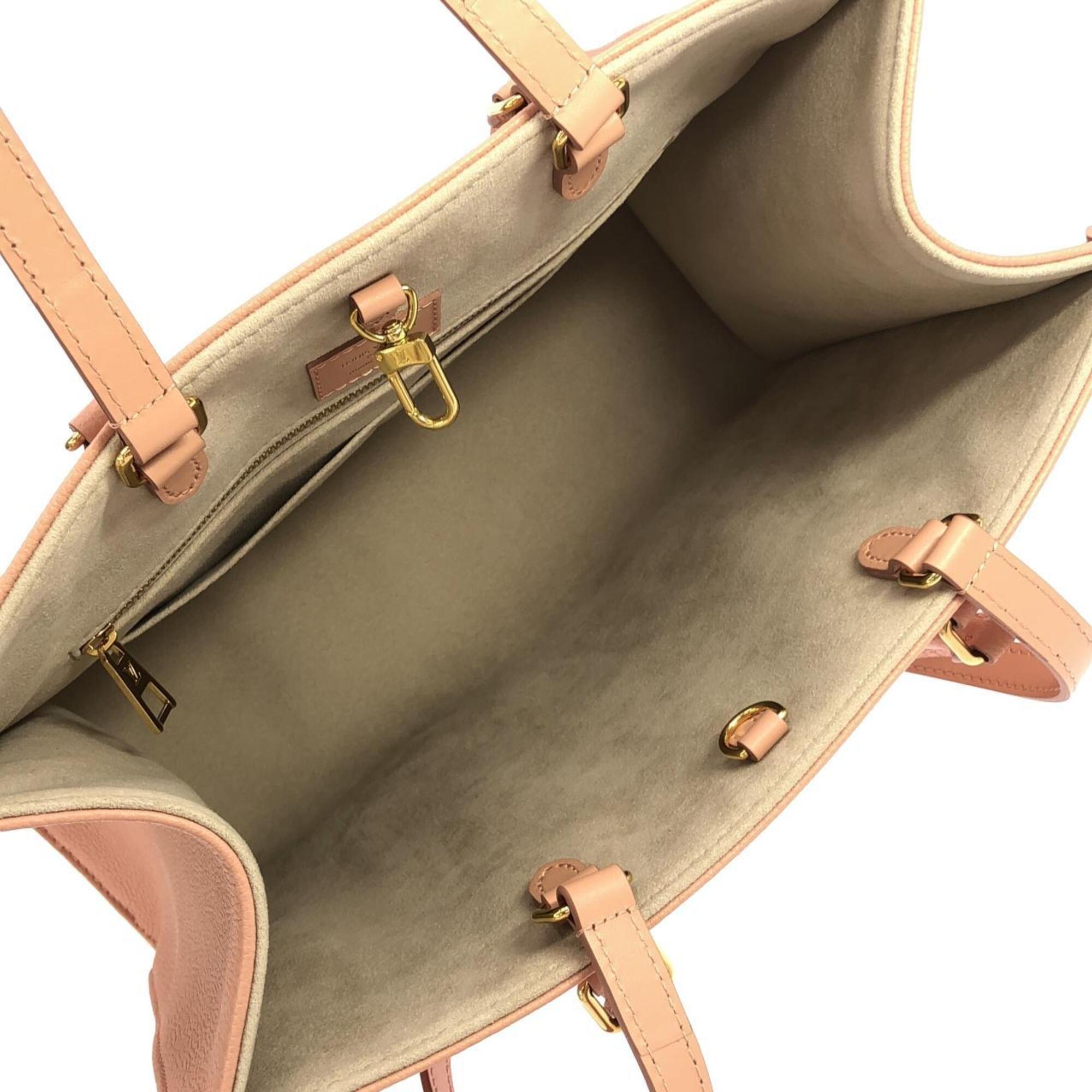 Louis Vuitton Pink Rose Leather Handbag (Pre-Owned)