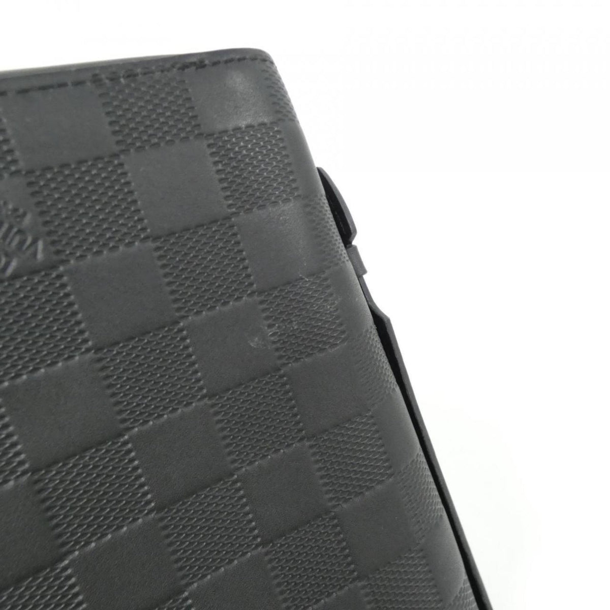 Louis Vuitton Onyx Leather Long Wallet (Bi-Fold) (Pre-Owned)