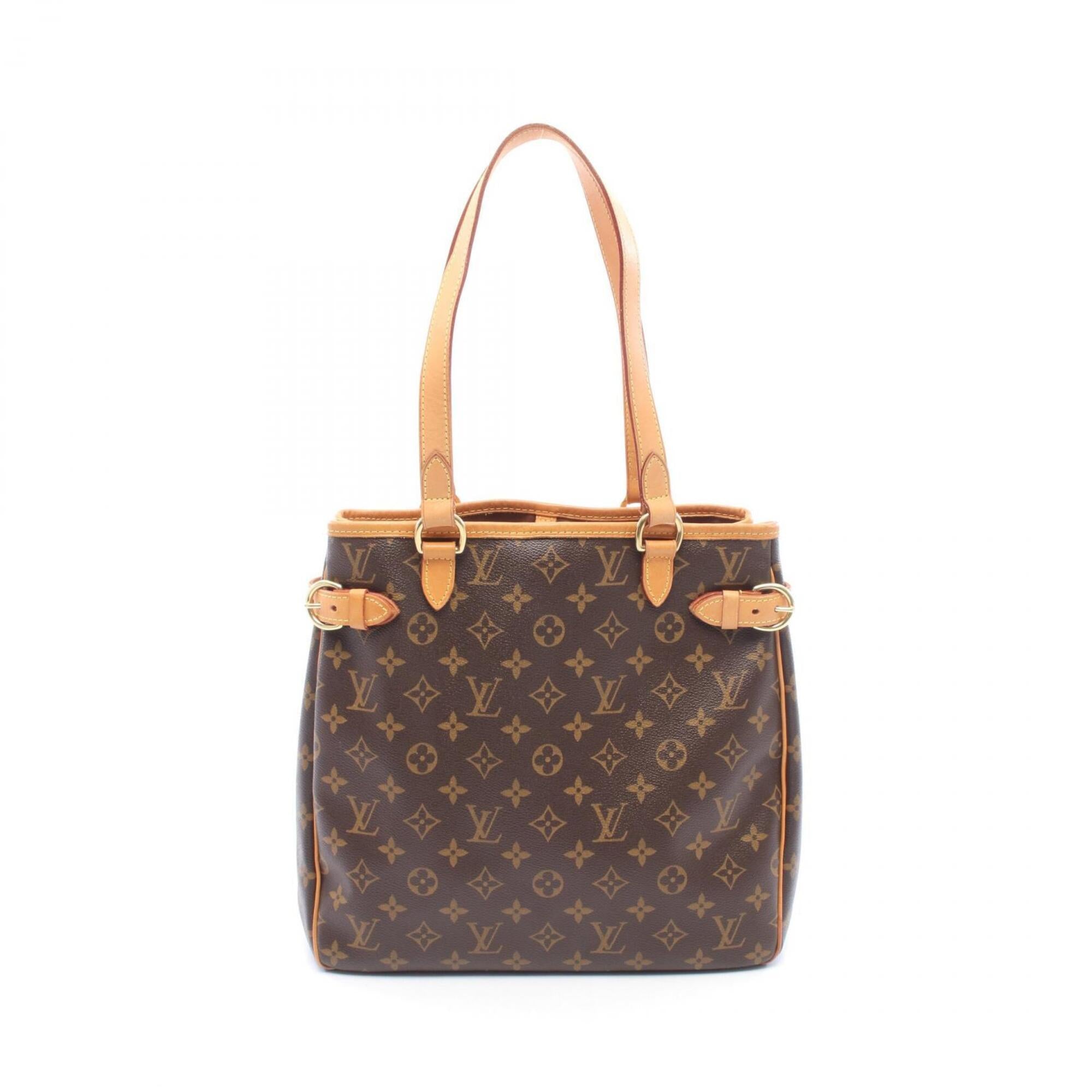Louis Vuitton Brown Coated Canvas Pvc Monogram Leather Handbag Tote Bag (Pre-Owned)