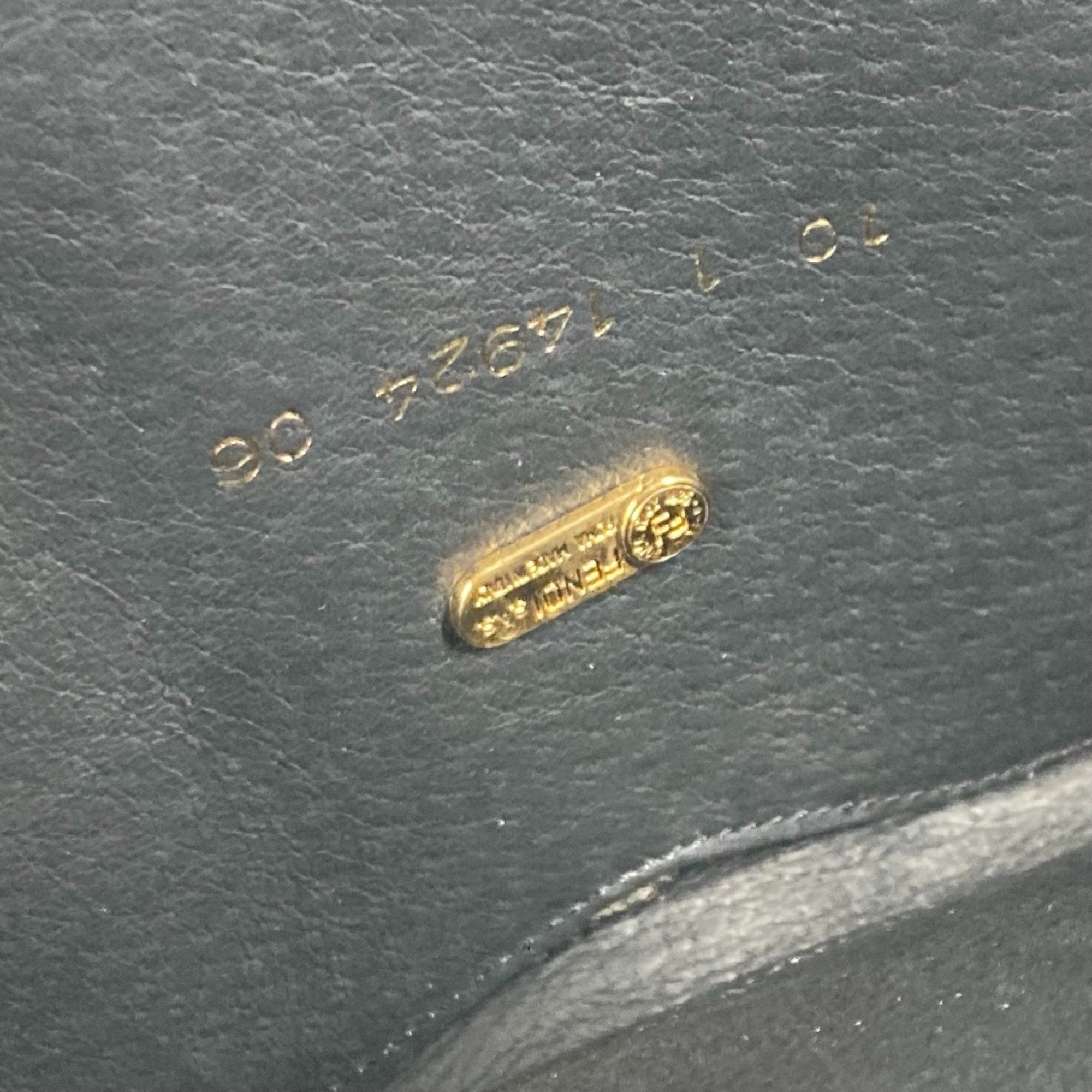 Fendi Black Leather Backpack (Pre-Owned)