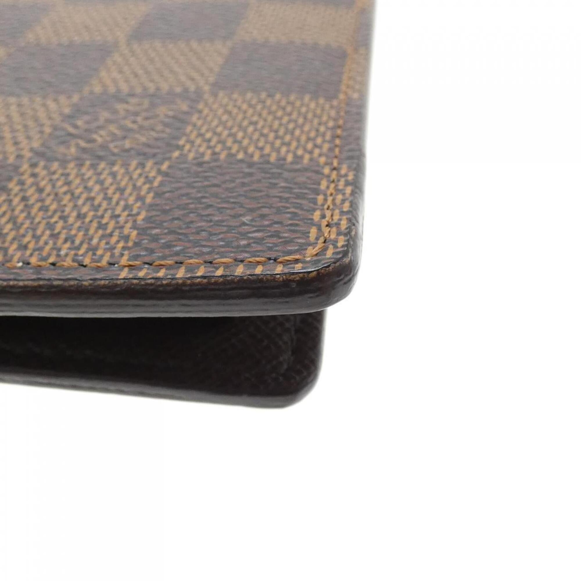 Louis Vuitton Ebene Coated Canvas Wallet (Bi-Fold) (Pre-Owned)
