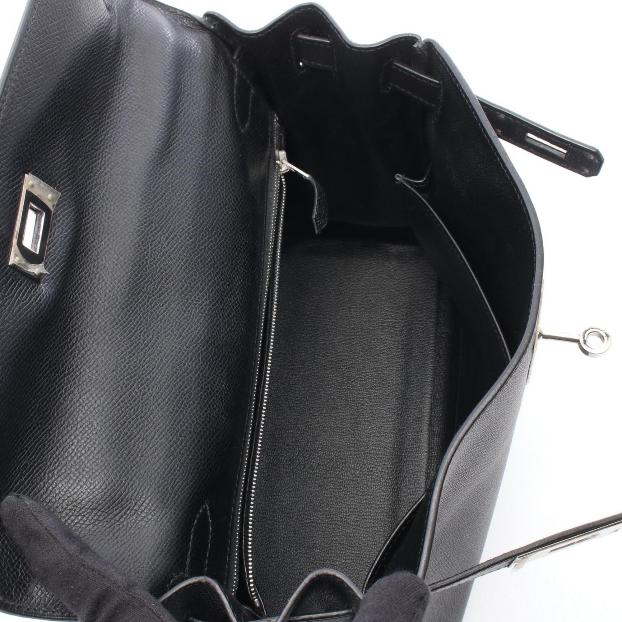 Hermes Black Epsom Leather Handbag (Pre-Owned)