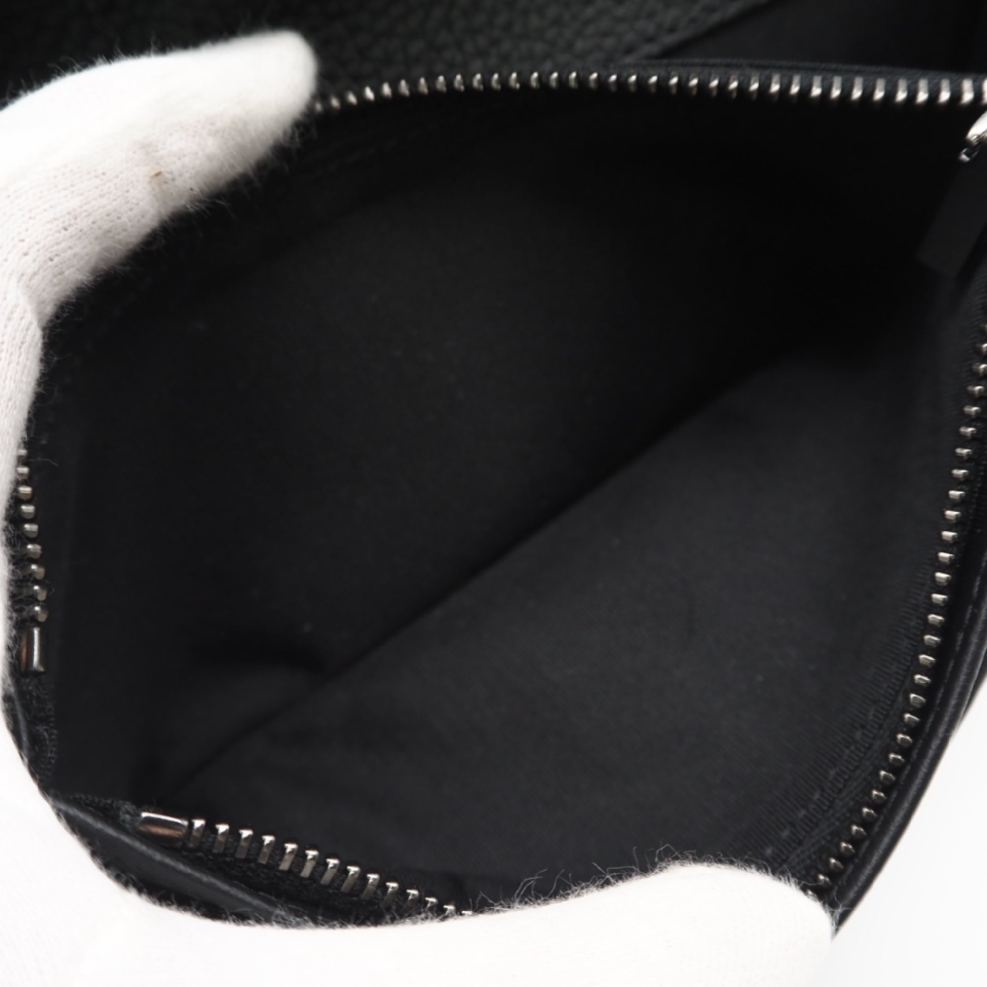 Christian Dior Black Jacquard Long Wallet (Bi-Fold) (Pre-Owned)