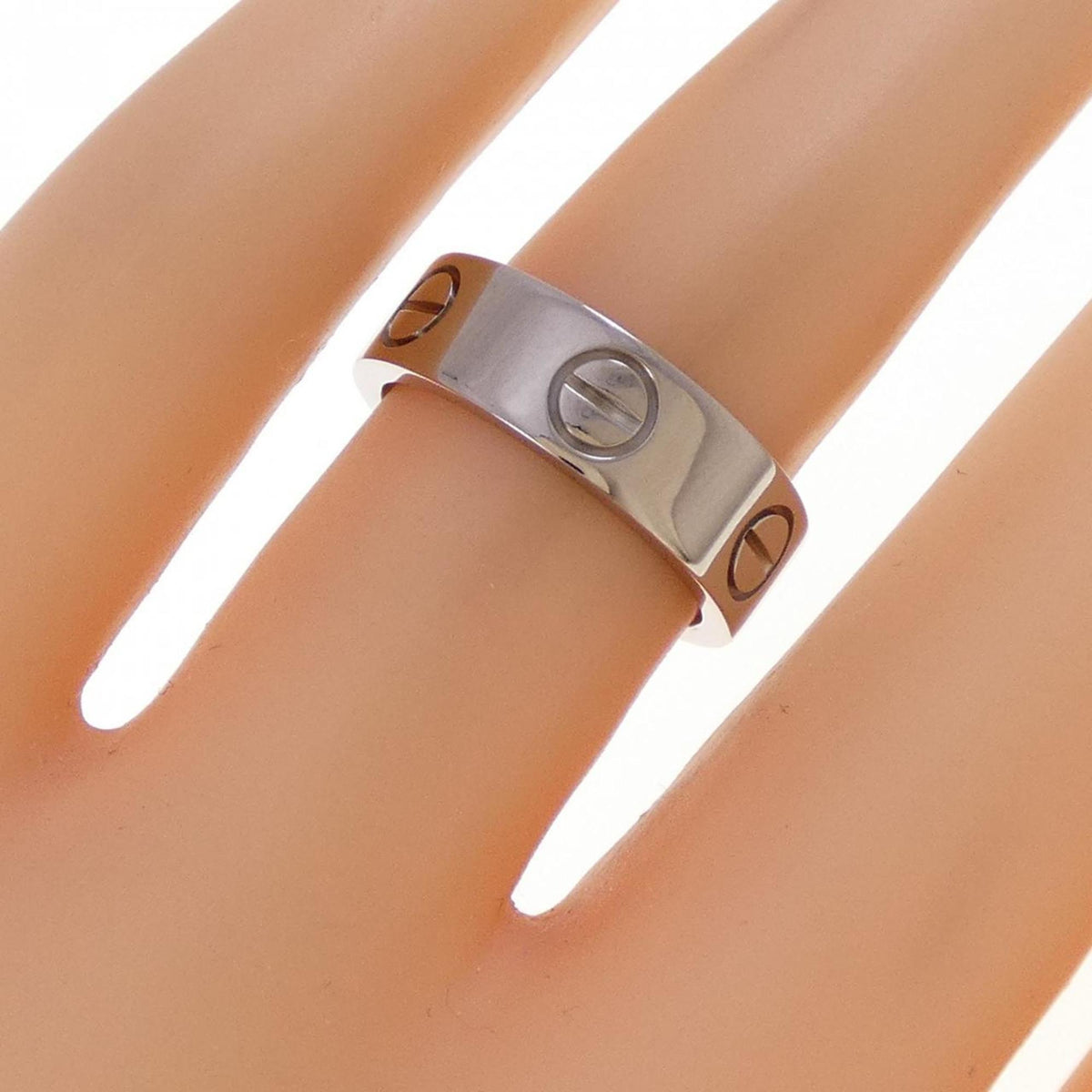 Cartier White Gold White Gold (18K) Band Ring (Pre-Owned)