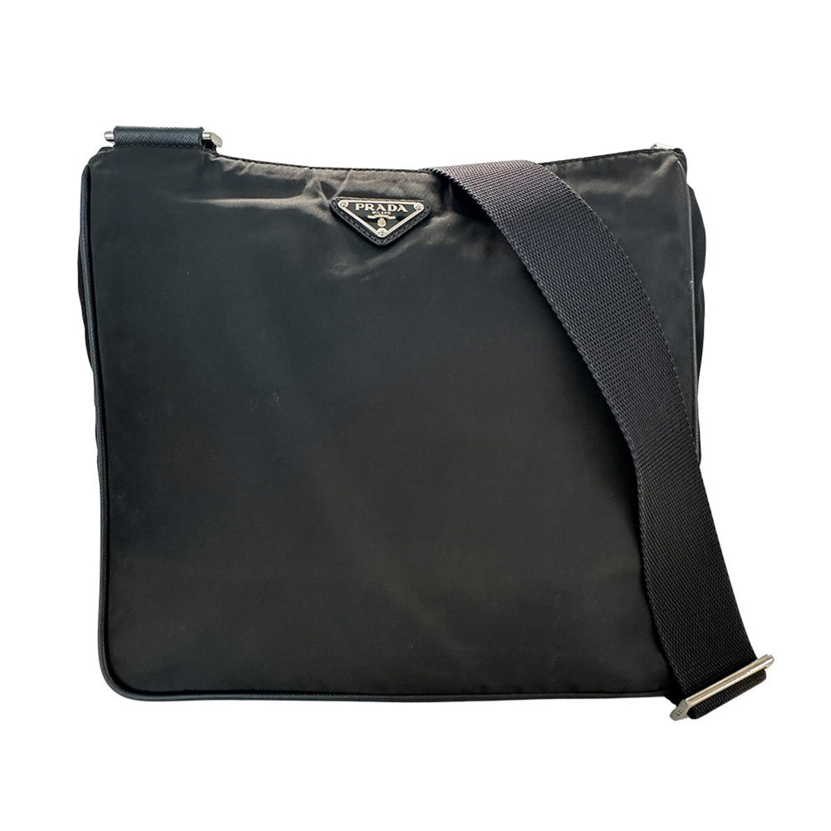 Prada Black Nylon Shoulder Bag (Pre-Owned)