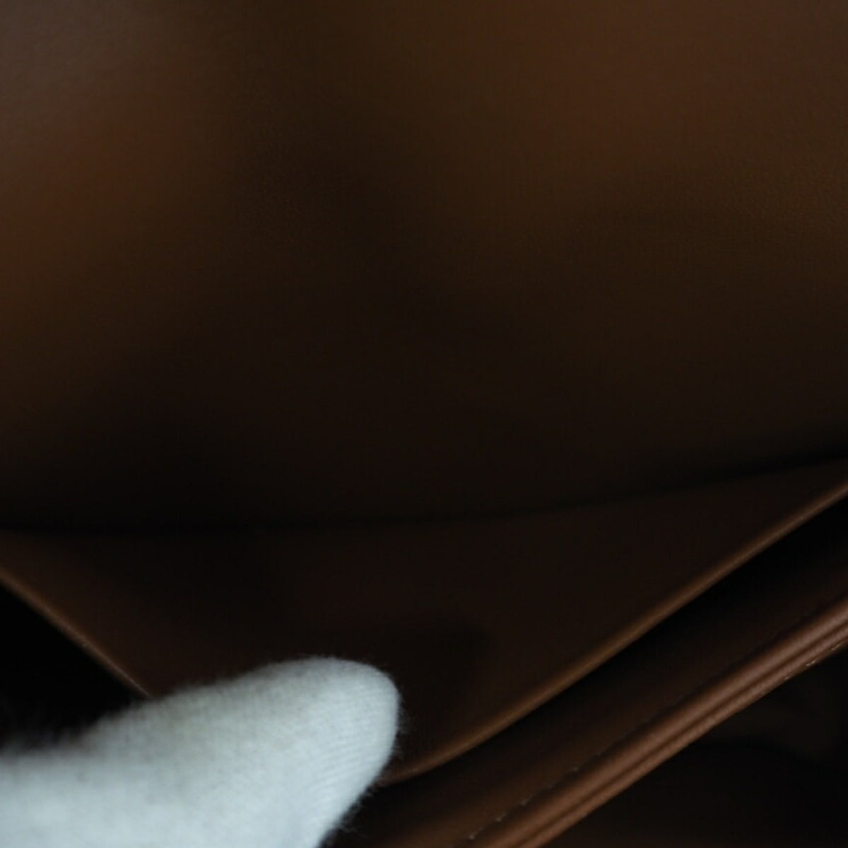 Celine Brown White Canvas Shoulder Bag (Pre-Owned)