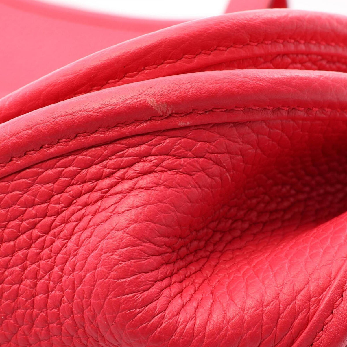 Hermes Pink Taurillon Clemence Leather Handbag Shoulder Bag (Pre-Owned)
