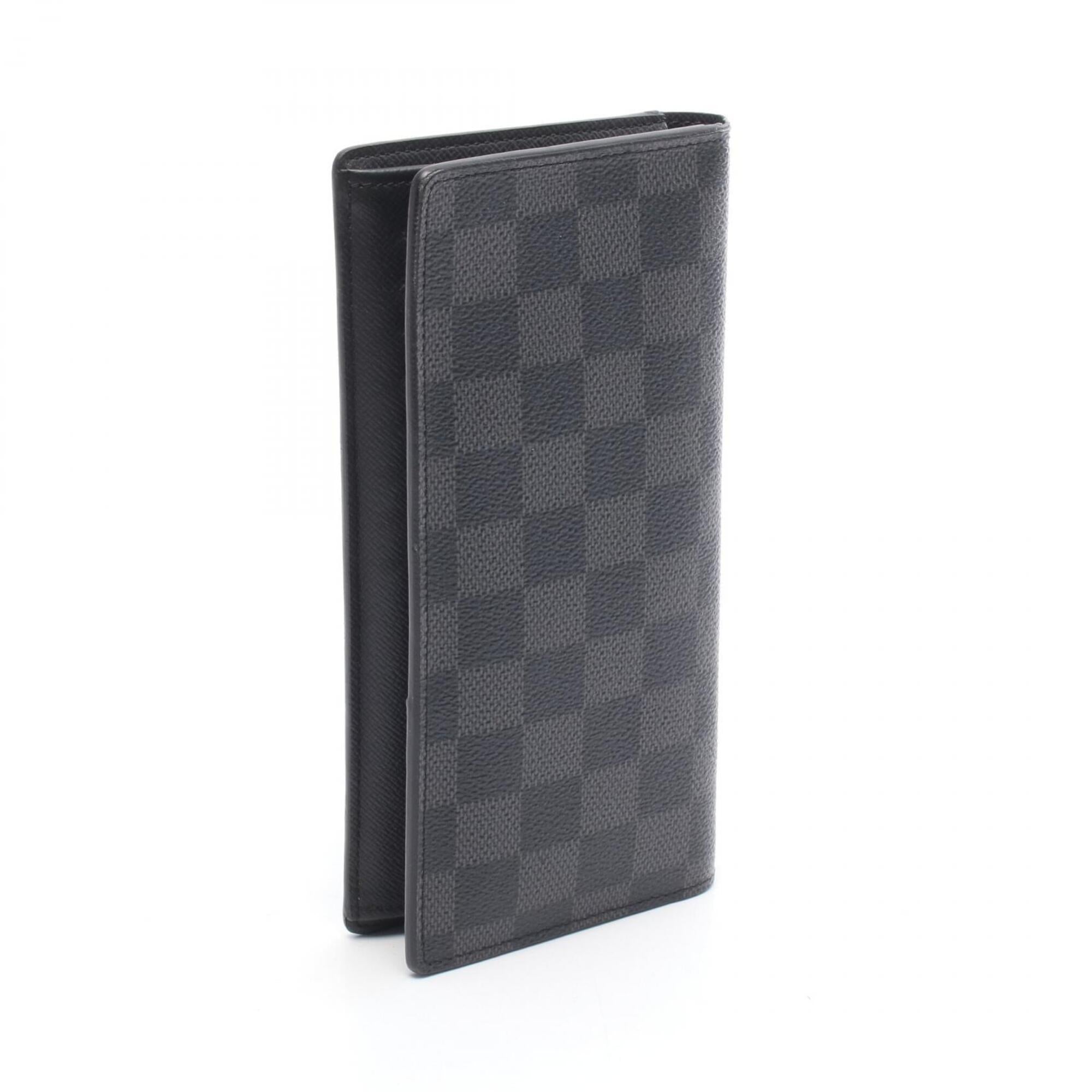 Louis Vuitton Black Pvc Leather Long Wallet (Bi-Fold) (Pre-Owned)