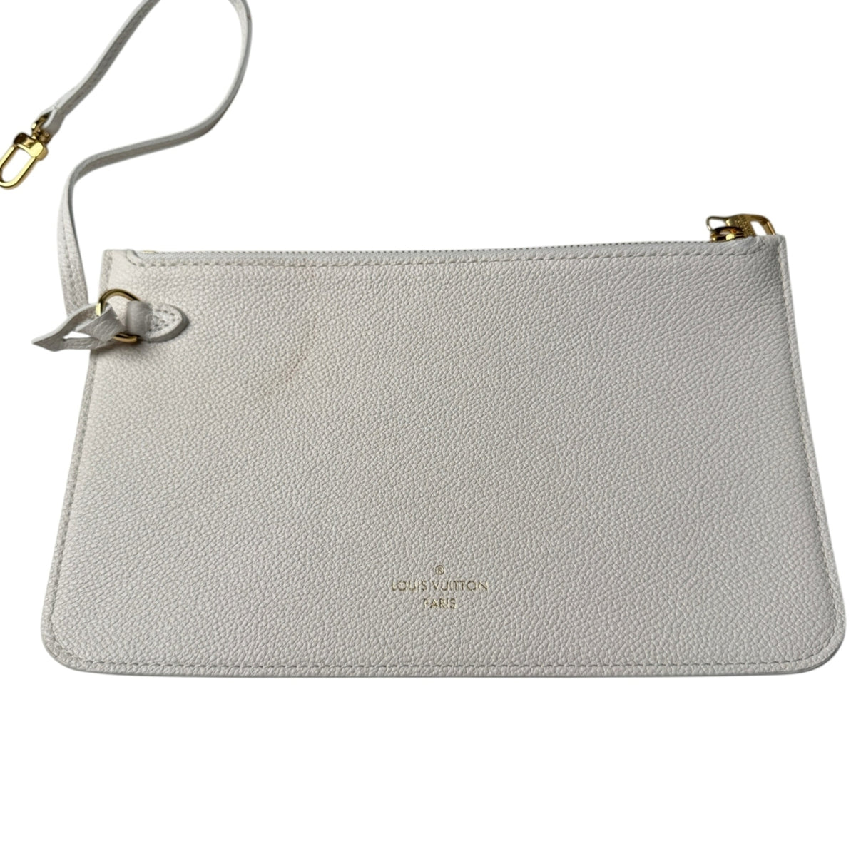 Louis Vuitton Beige Khaki Monogram Empreinte Pouch (Pre-Owned)