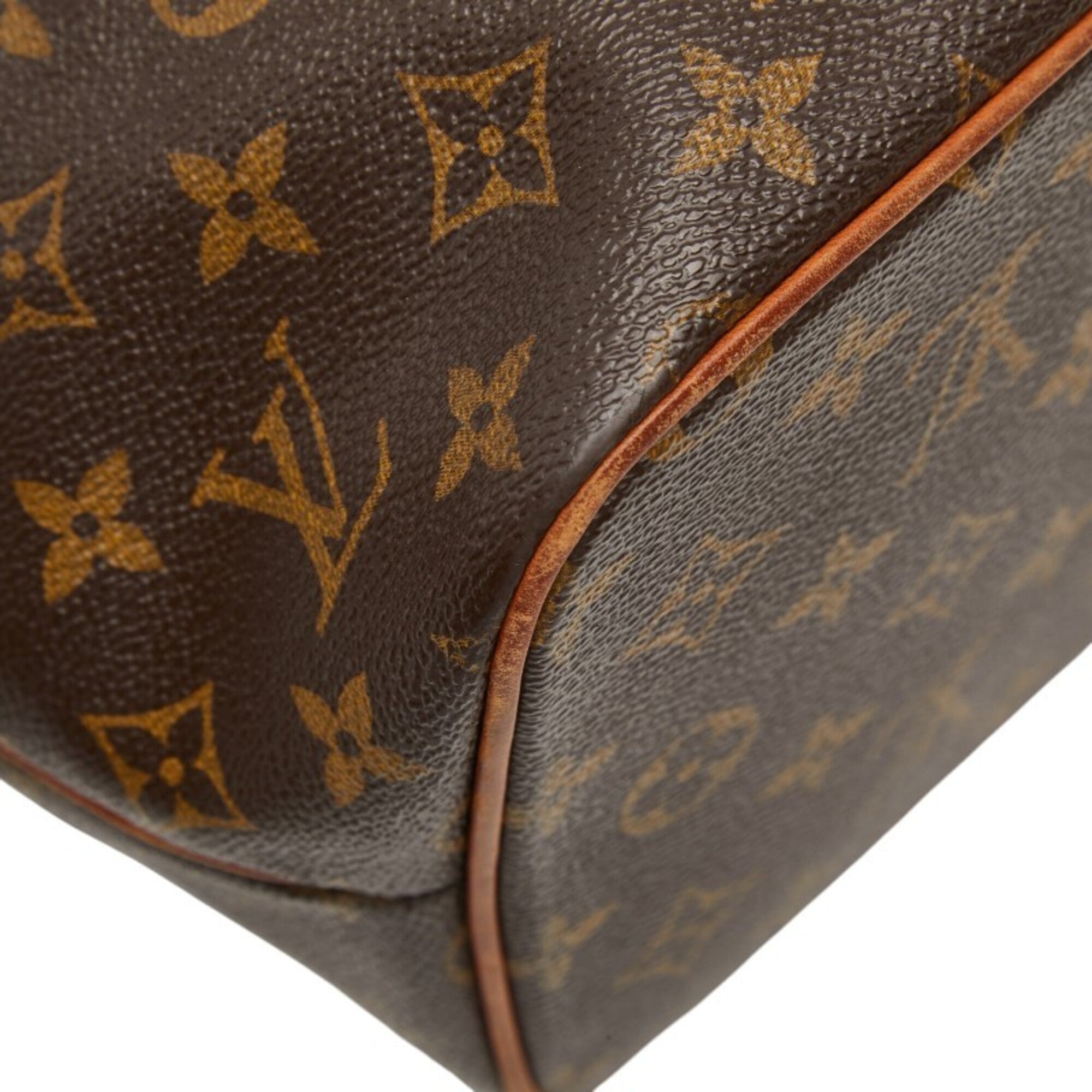 Louis Vuitton Brown Pvc Leather Handbag Shoulder Bag (Pre-Owned)