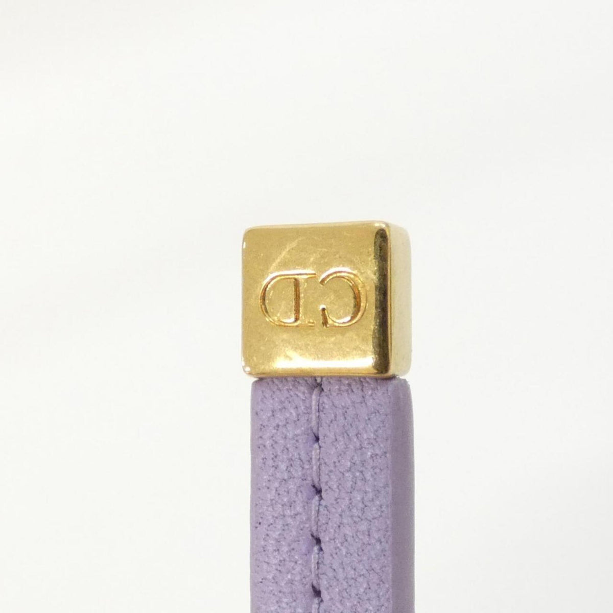 Christian Dior Purple Leather Wallet (Bi-Fold) (Pre-Owned)