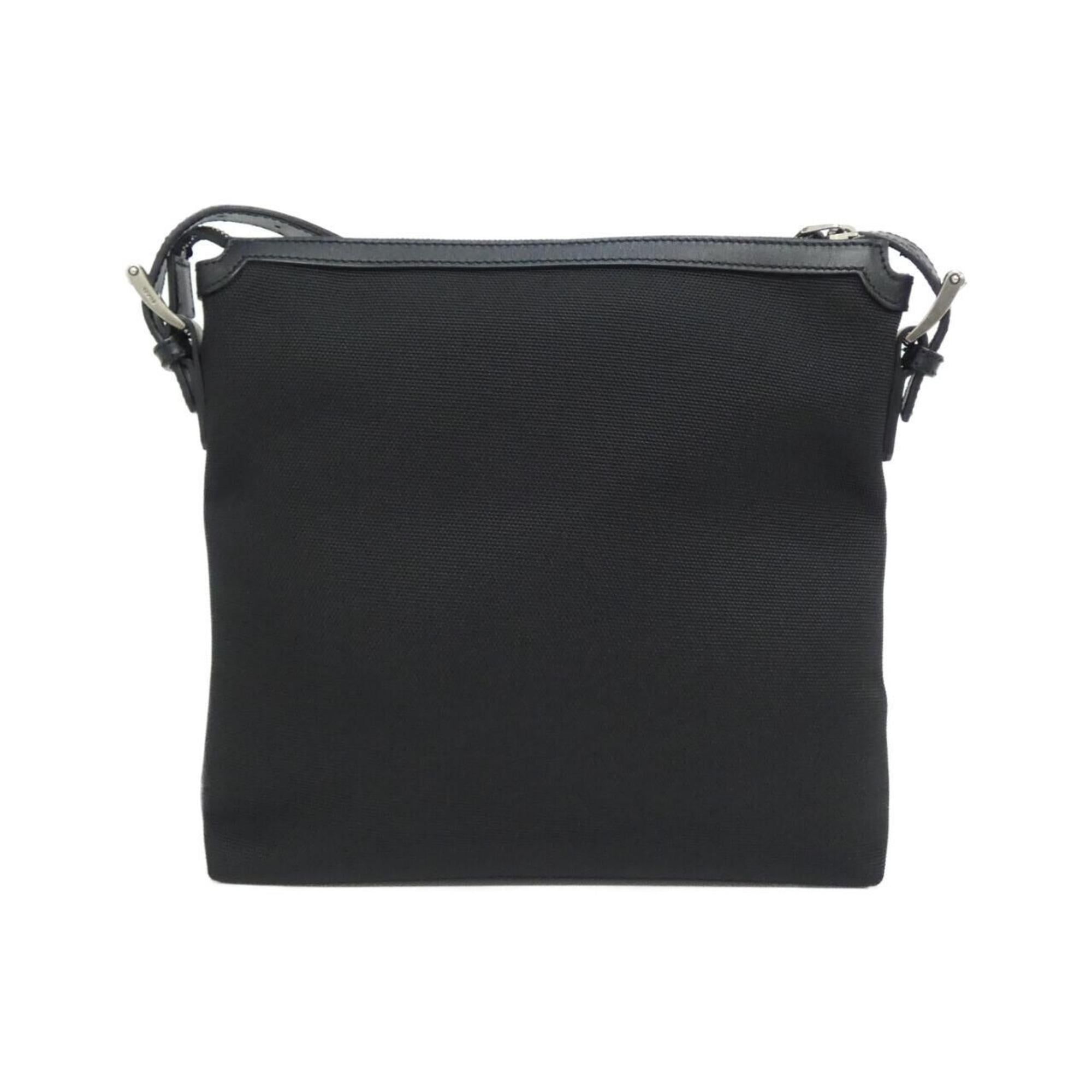 Gucci Black Canvas Shoulder Bag (Pre-Owned)