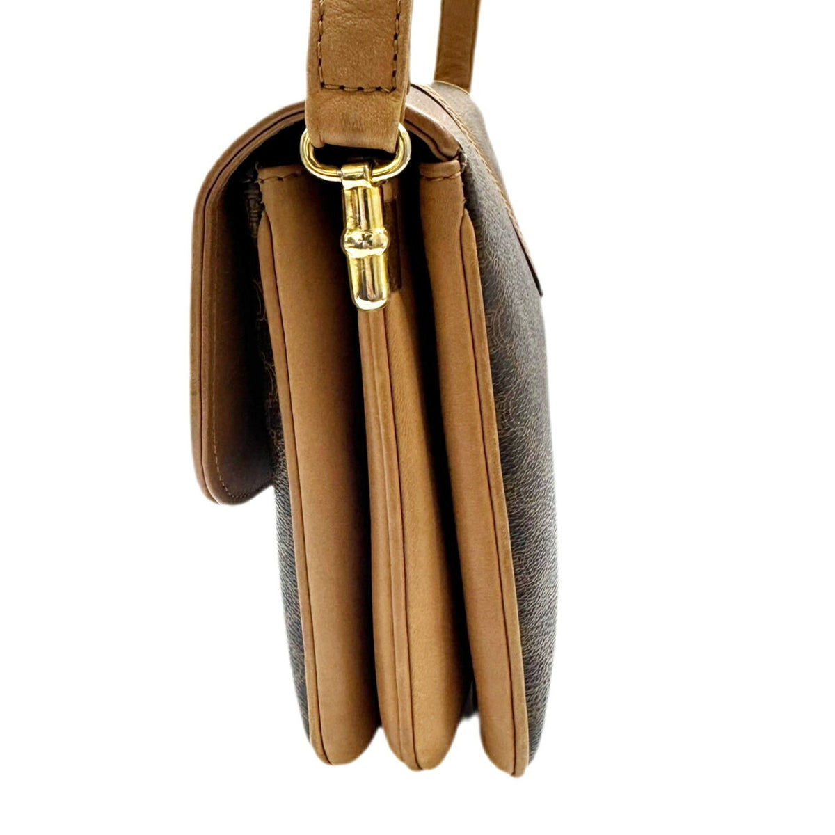 Celine Brown Pvc Shoulder Bag (Pre-Owned)