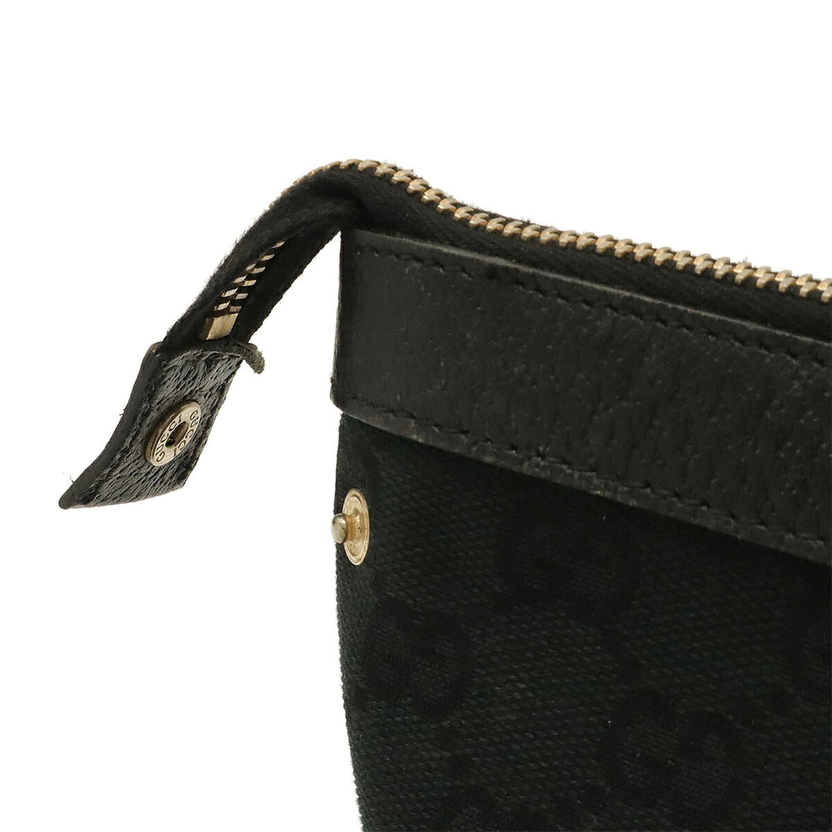 Gucci Black Gg Canvas Shoulder Bag Tote Bag (Pre-Owned)