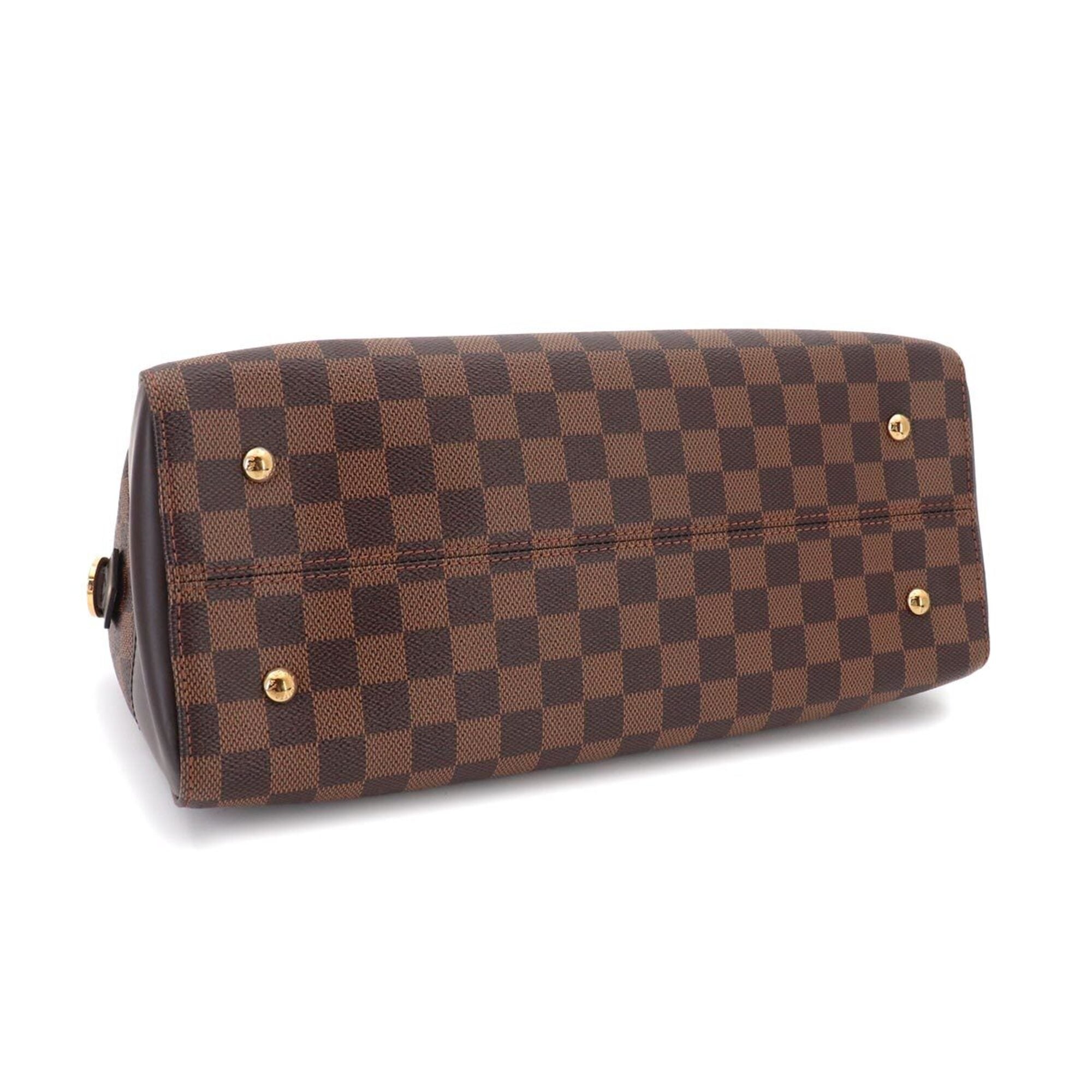 Louis Vuitton Ebene Damier Canvas Handbag Shoulder Bag (Pre-Owned)