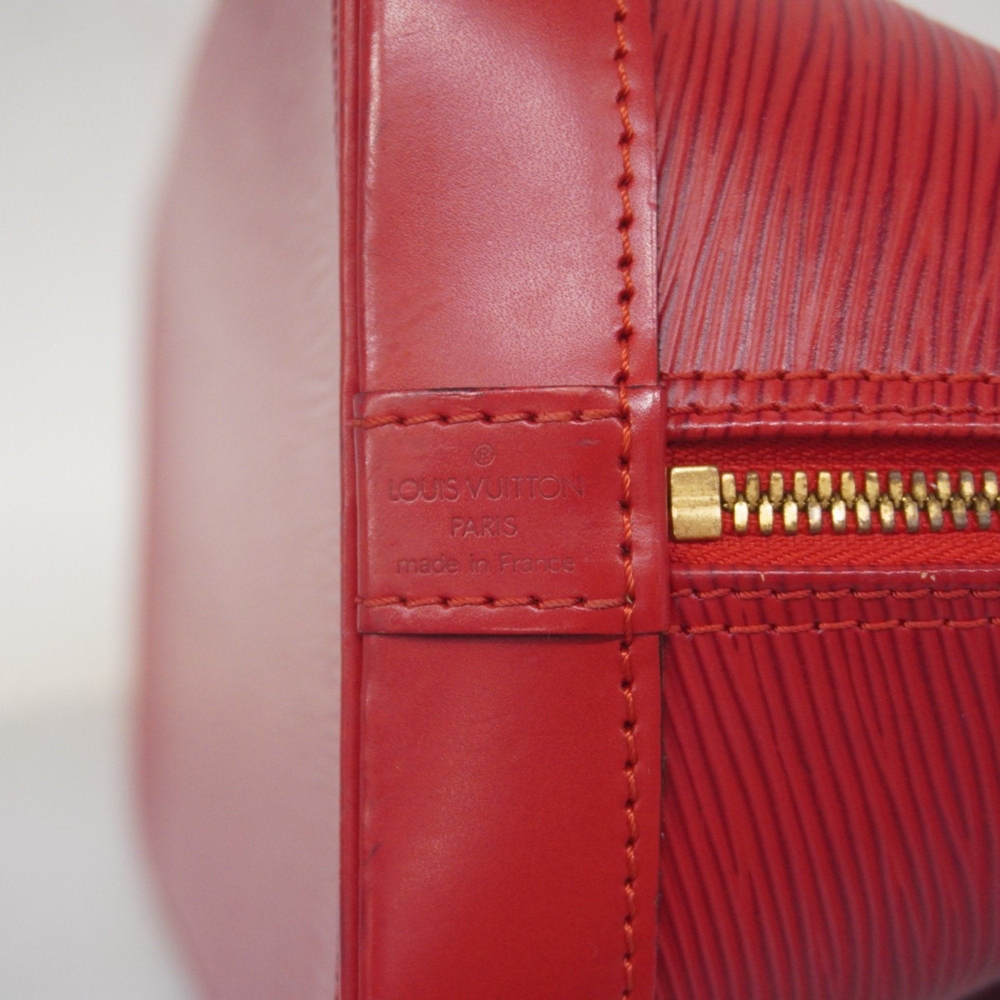 Louis Vuitton Castilian Red Handbag (Pre-Owned)