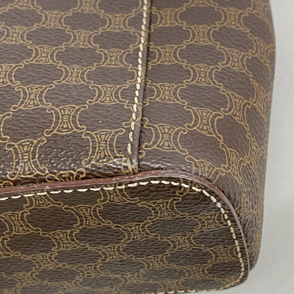 Celine Brown Pvc Vanity Bag (Pre-Owned)