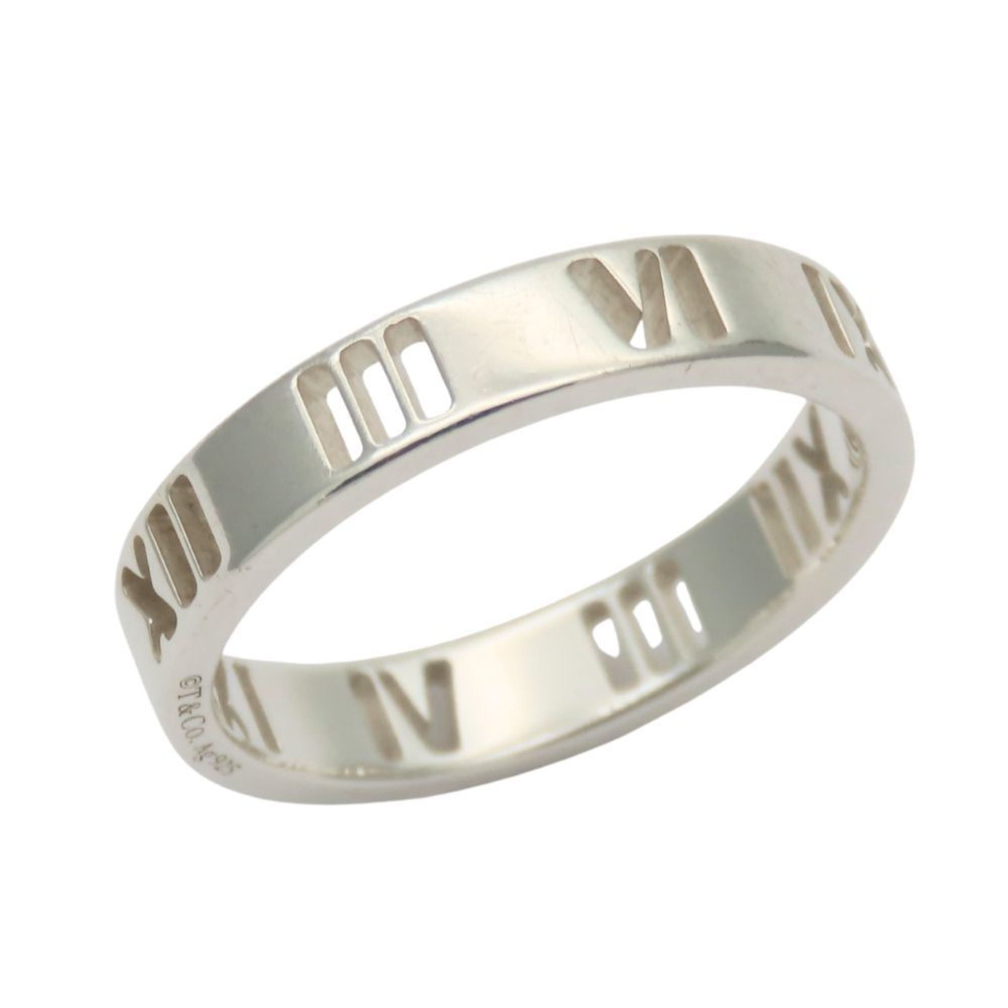 Tiffany Silver Silver 925 Band Ring (Pre-Owned)