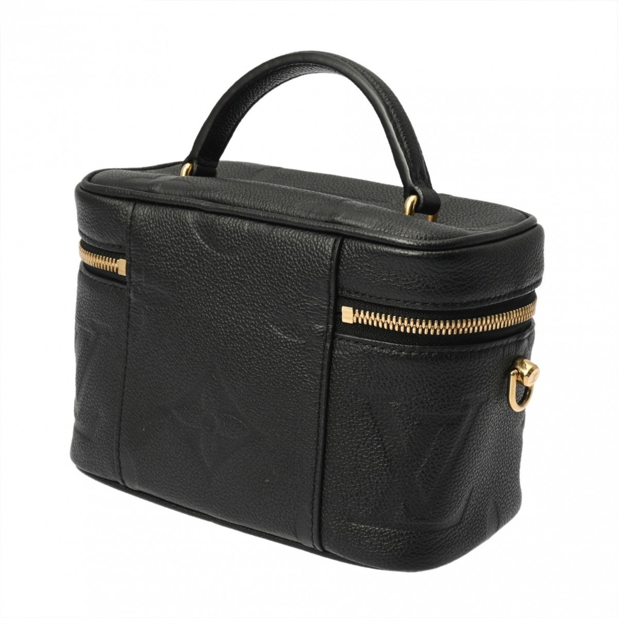 Louis Vuitton Noir Leather Vanity Bag (Pre-Owned)