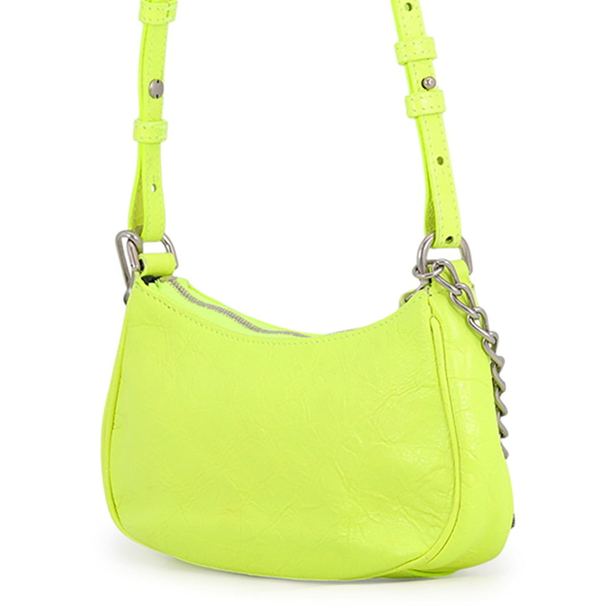 Balenciaga Yellow Leather Handbag Shoulder Bag (Pre-Owned)
