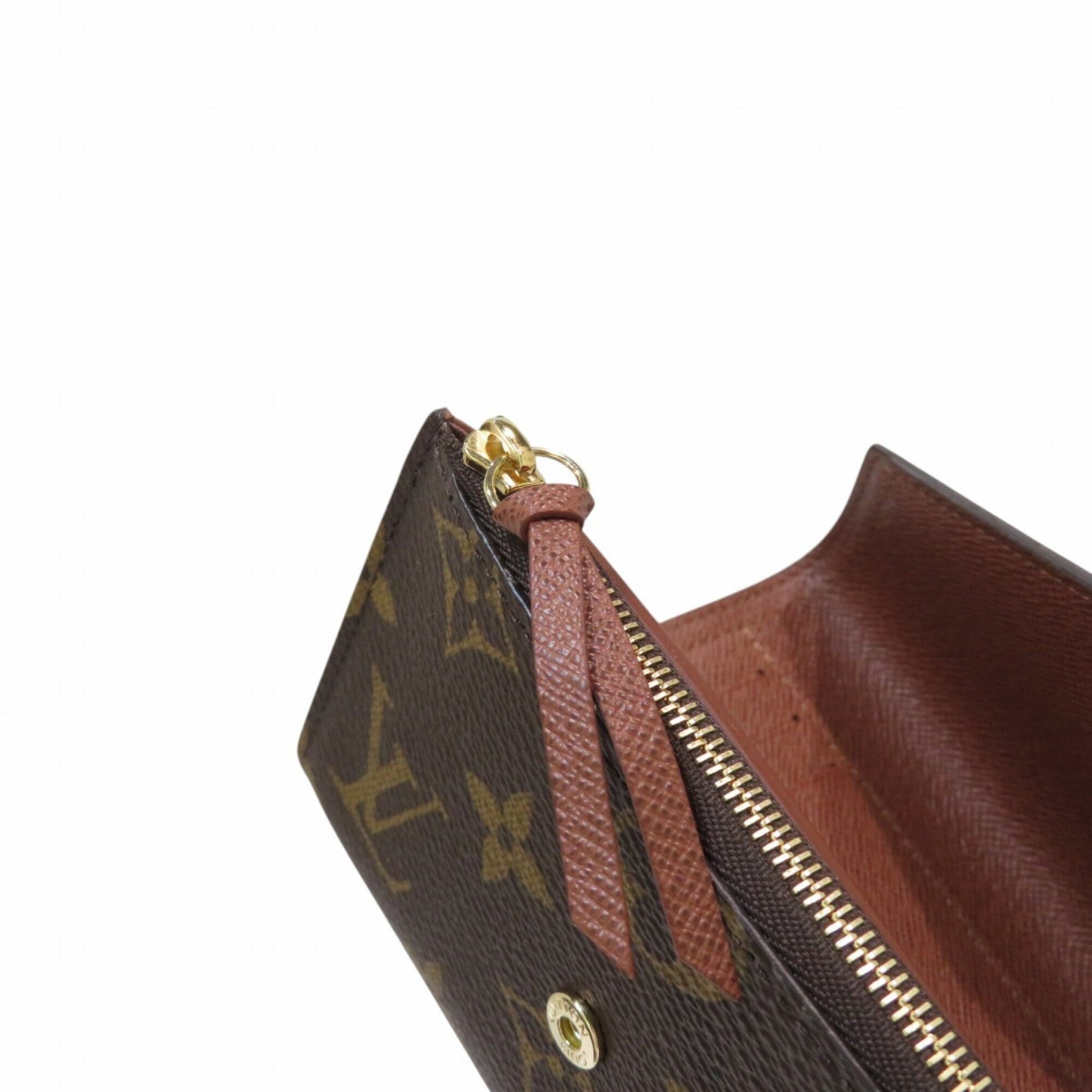 Louis Vuitton Brown Monogram Monogram Canvas Wallet (Tri-Fold) (Pre-Owned)