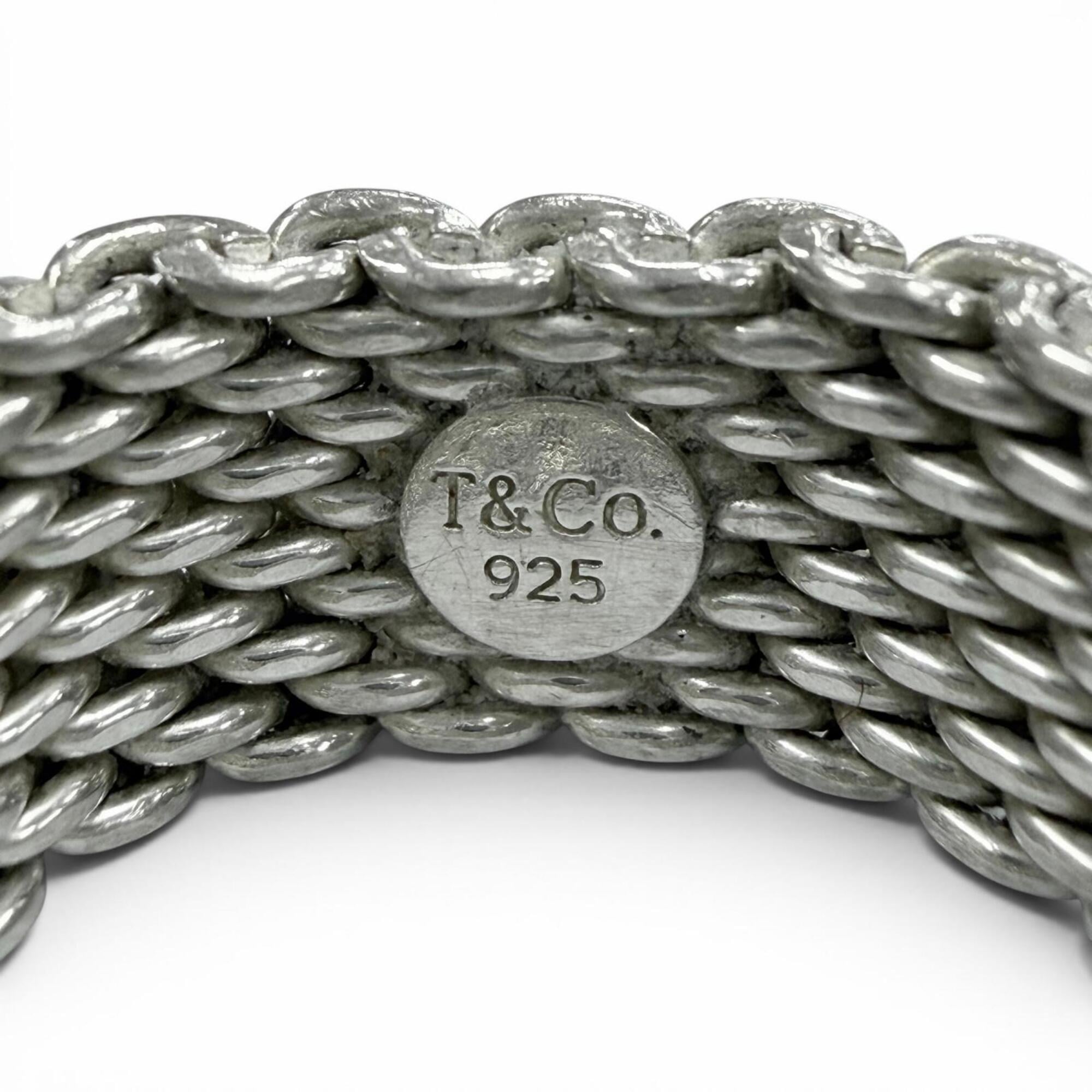 Tiffany Silver Silver 925 Band Ring (Pre-Owned)