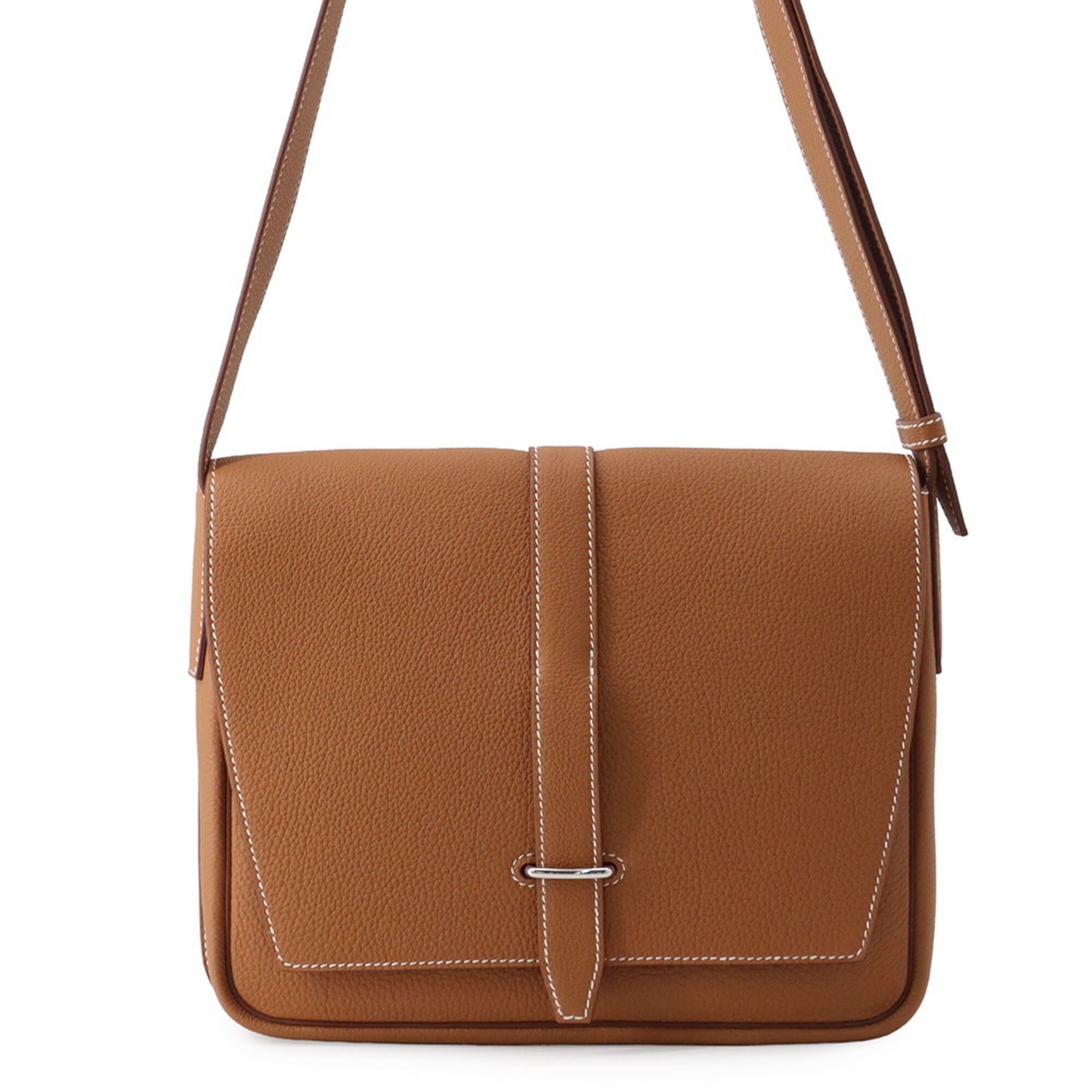 Hermes Kara Gold Togo Leather Shoulder Bag (Pre-Owned)