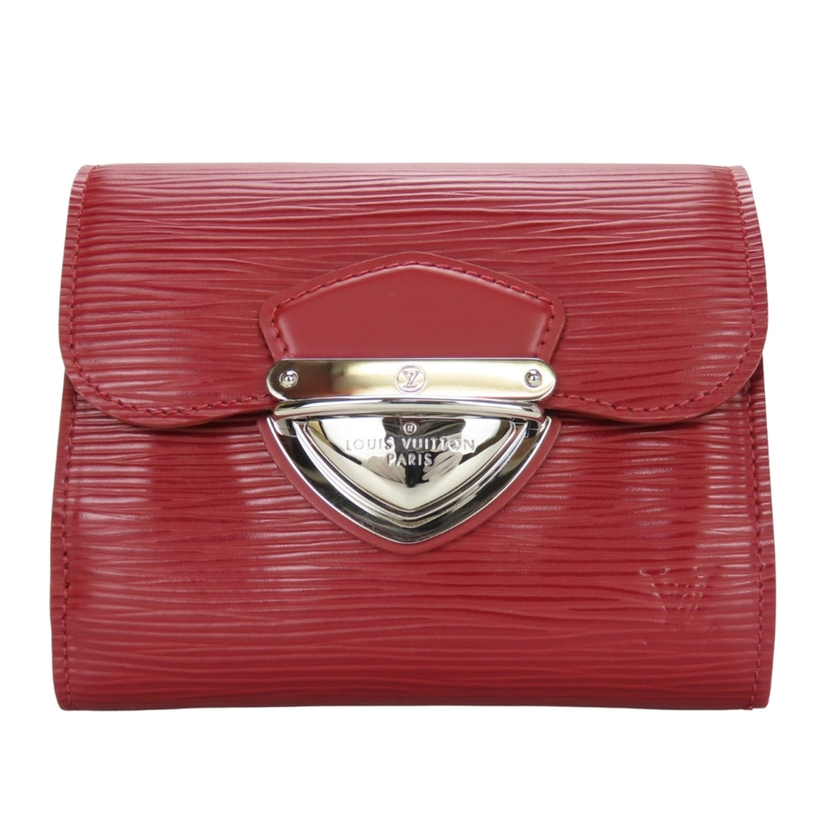Louis Vuitton Ruby Epi Leather Wallet (Tri-Fold) (Pre-Owned)