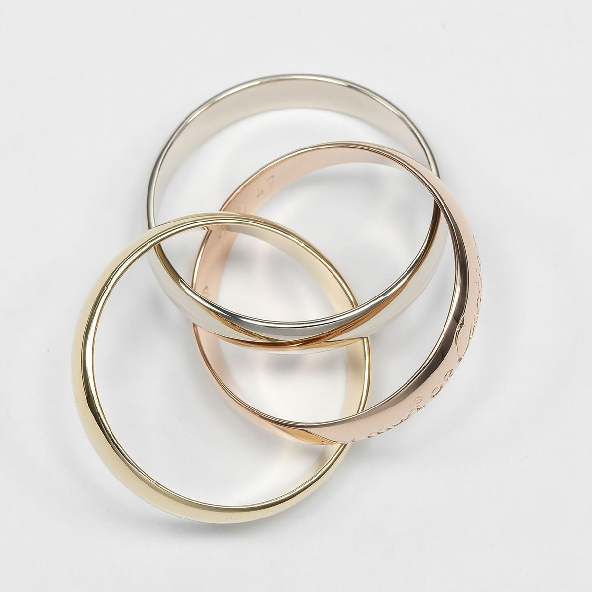 Cartier Yellow Gold (18K) Pink Gold (18K) White Gold (18K) Band Ring (Pre-Owned)