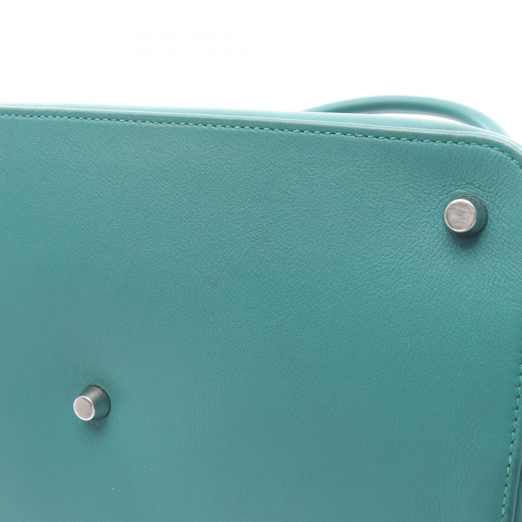 Hermes Green Swift Leather Handbag (Pre-Owned)