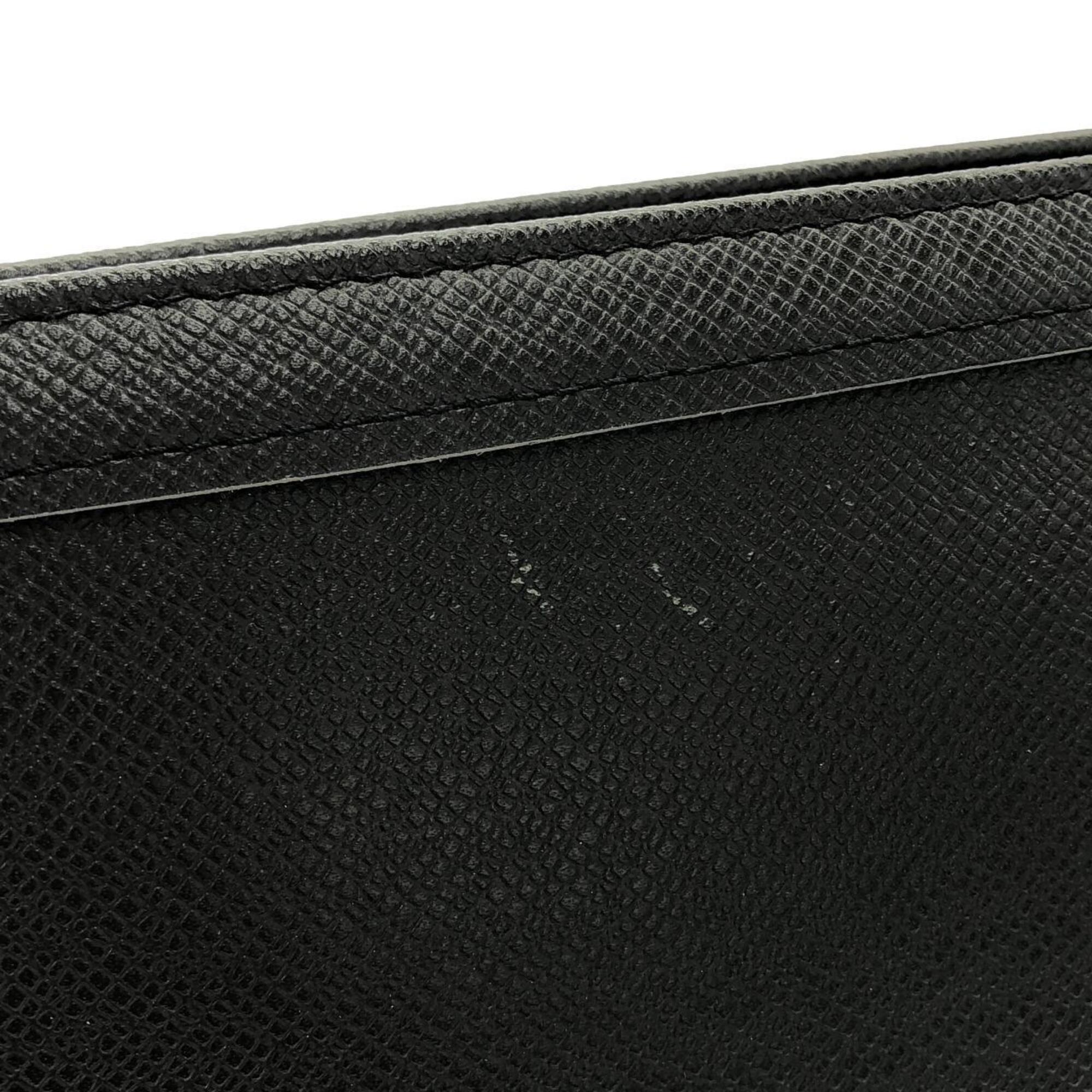 Louis Vuitton Black Leather Handbag Pochette (Pre-Owned)
