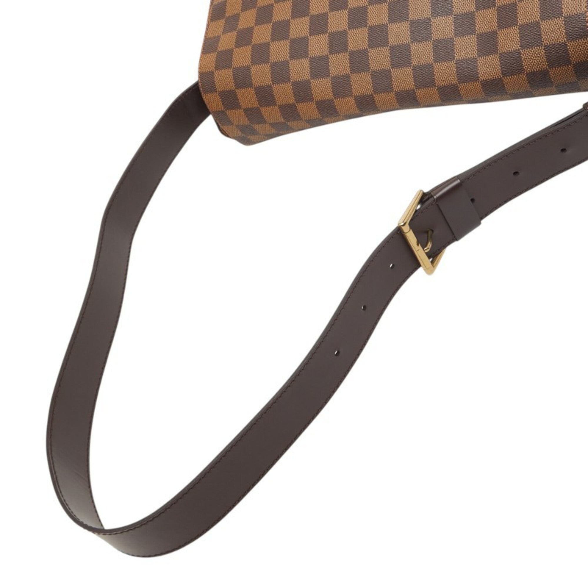 Louis Vuitton Brown Pvc Leather Shoulder Bag (Pre-Owned)