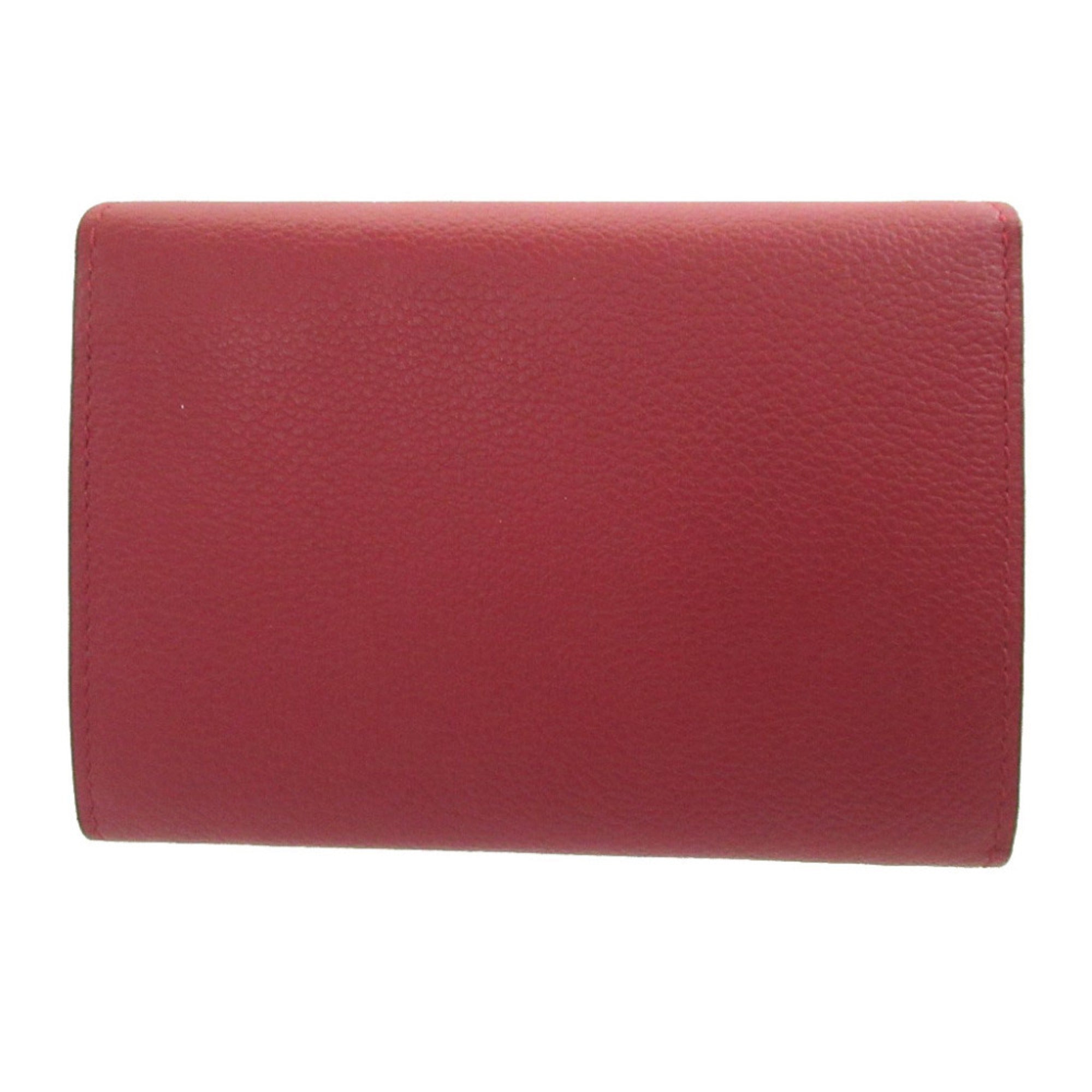 Cartier Bordeaux Leather Wallet (Bi-Fold) (Pre-Owned)