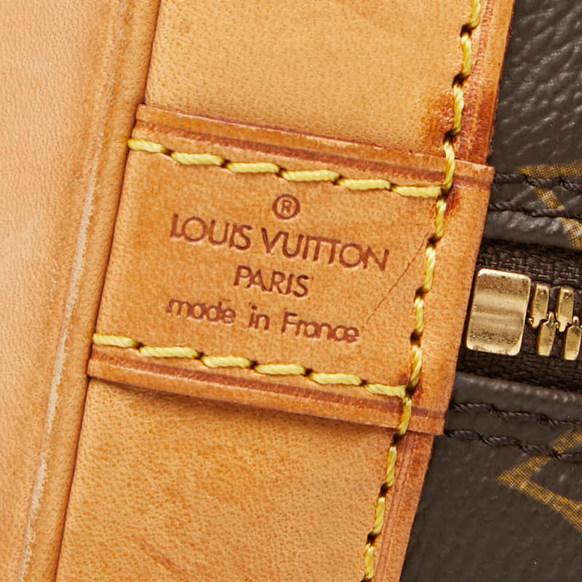 Louis Vuitton Brown Pvc Leather Handbag (Pre-Owned)