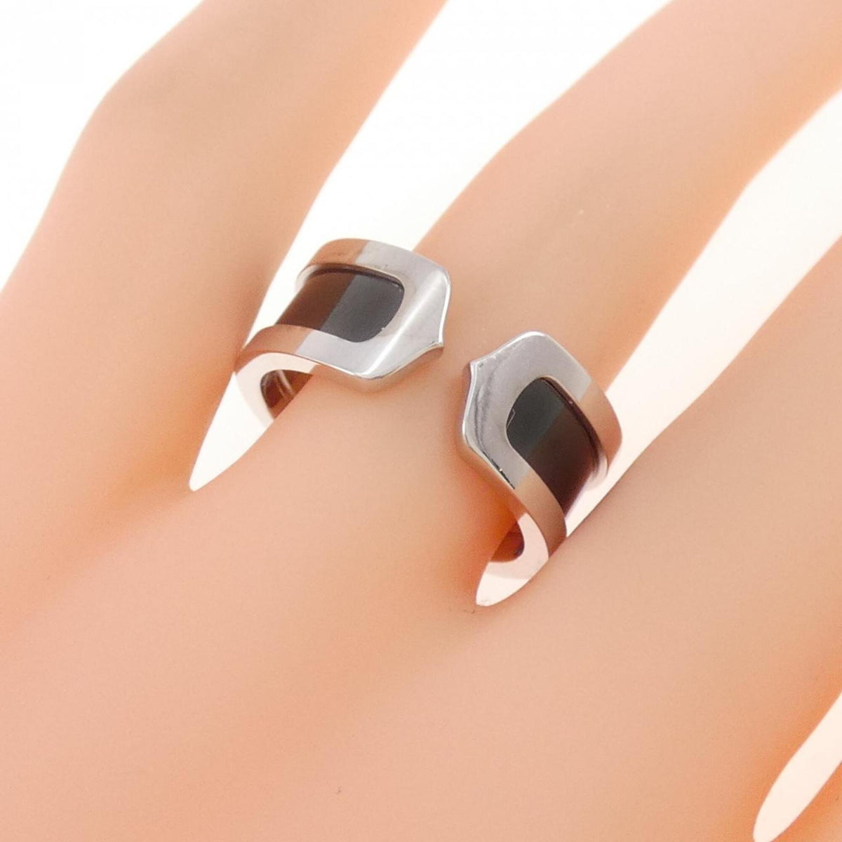 Cartier C2 White Gold (18K) Band Ring (Pre-Owned)
