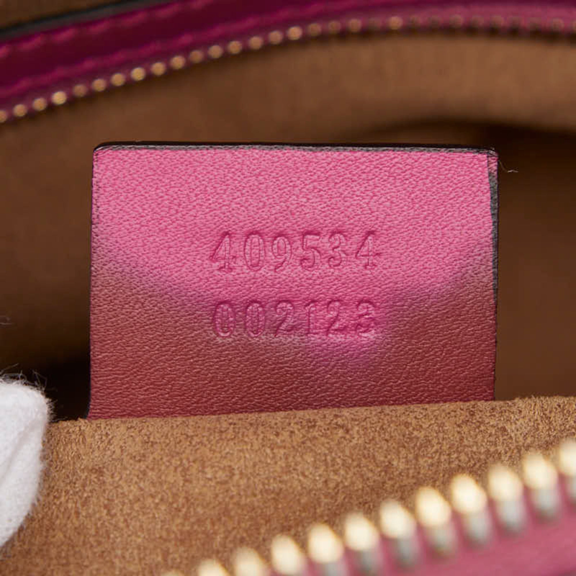 Gucci Beige Pink Red Color Pvc Leather Handbag Shoulder Bag (Pre-Owned)