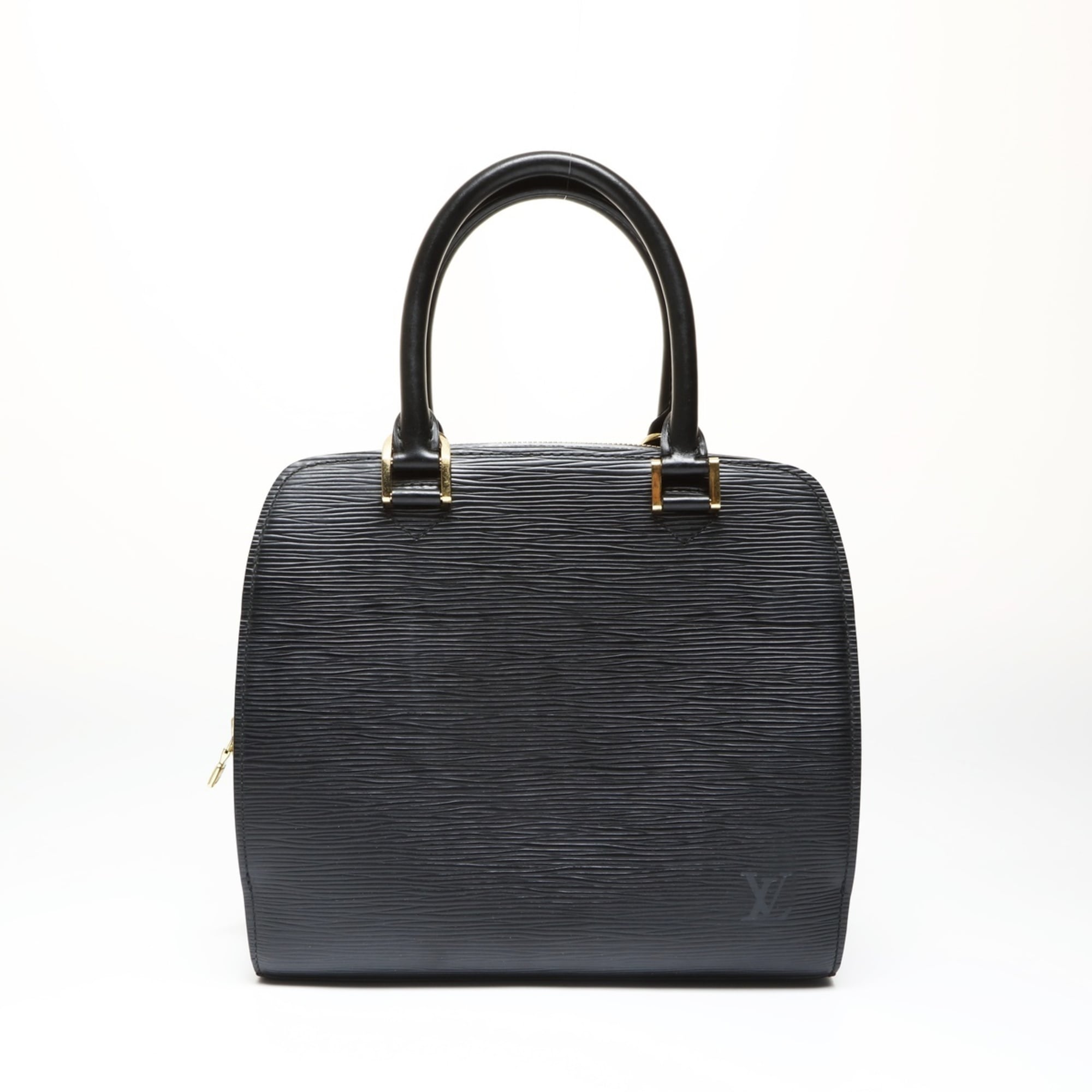 Louis Vuitton Epi Black Epi Leather Handbag (Pre-Owned)