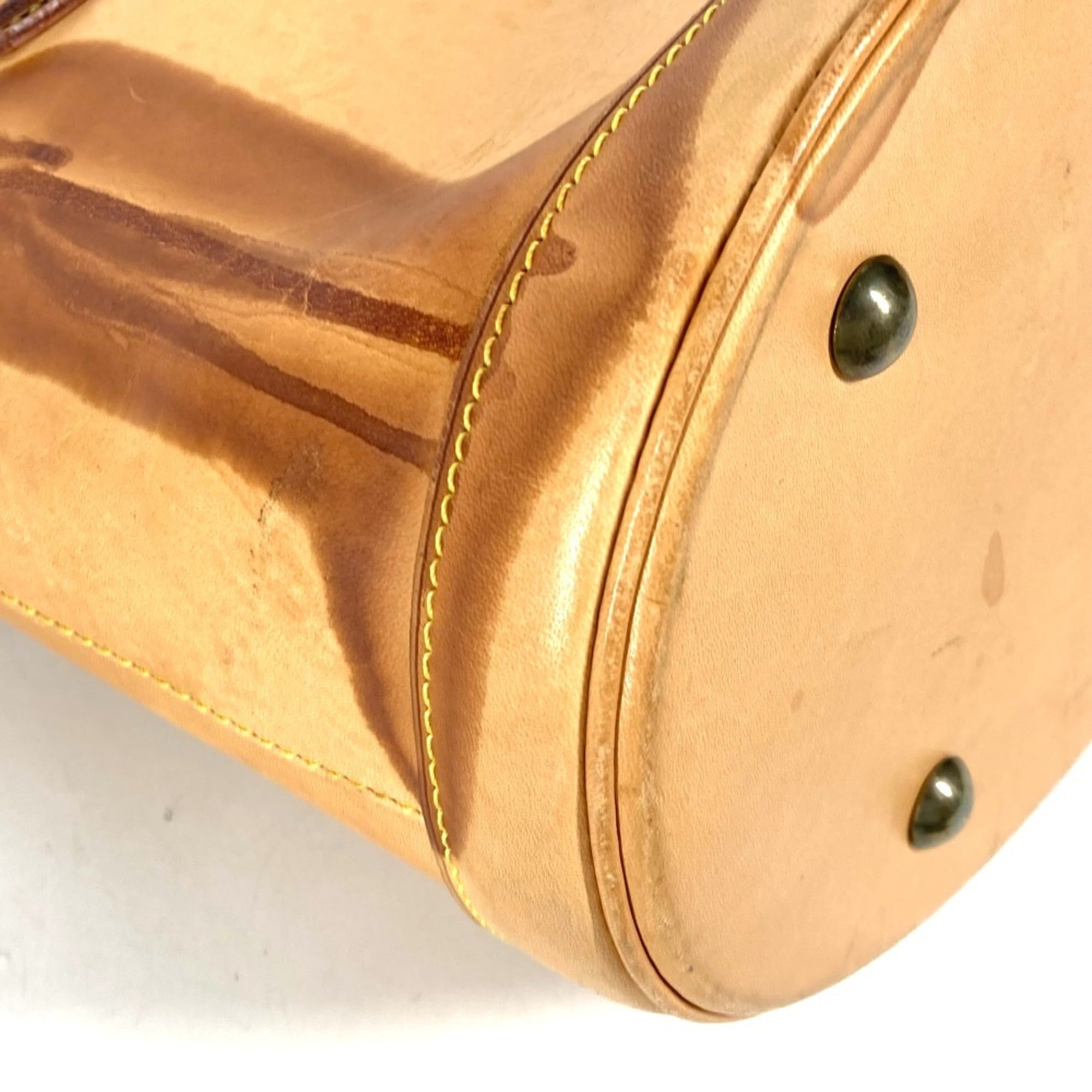 Louis Vuitton Beige Nomade Leather Shoulder Bag Tote Bag (Pre-Owned)