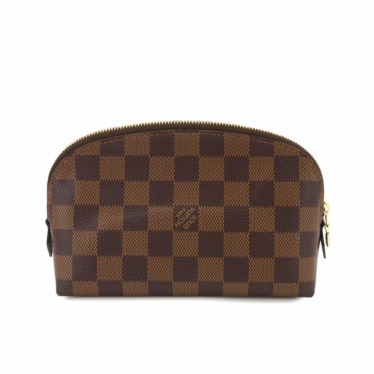 Louis Vuitton Brown Damier Canvas Ebene Damier Canvas Pouch (Pre-Owned)