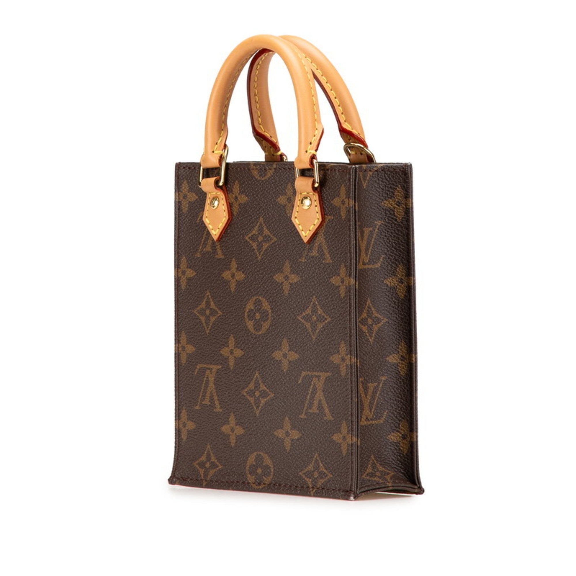 Louis Vuitton Brown Pvc Leather Handbag Shoulder Bag (Pre-Owned)