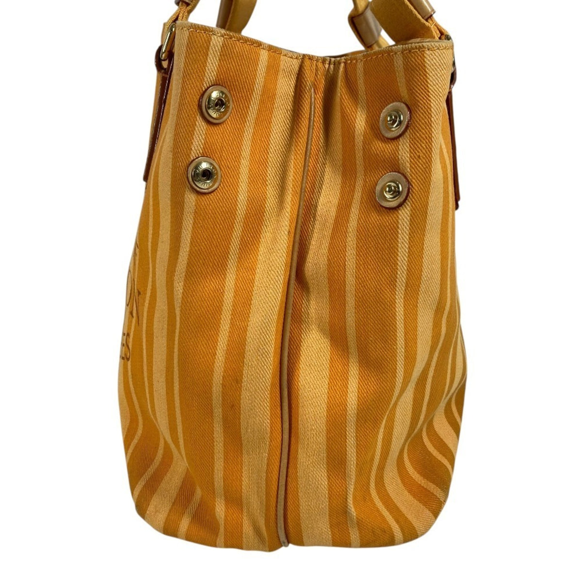 Louis Vuitton Yellow Canvas Shoulder Bag Tote Bag (Pre-Owned)