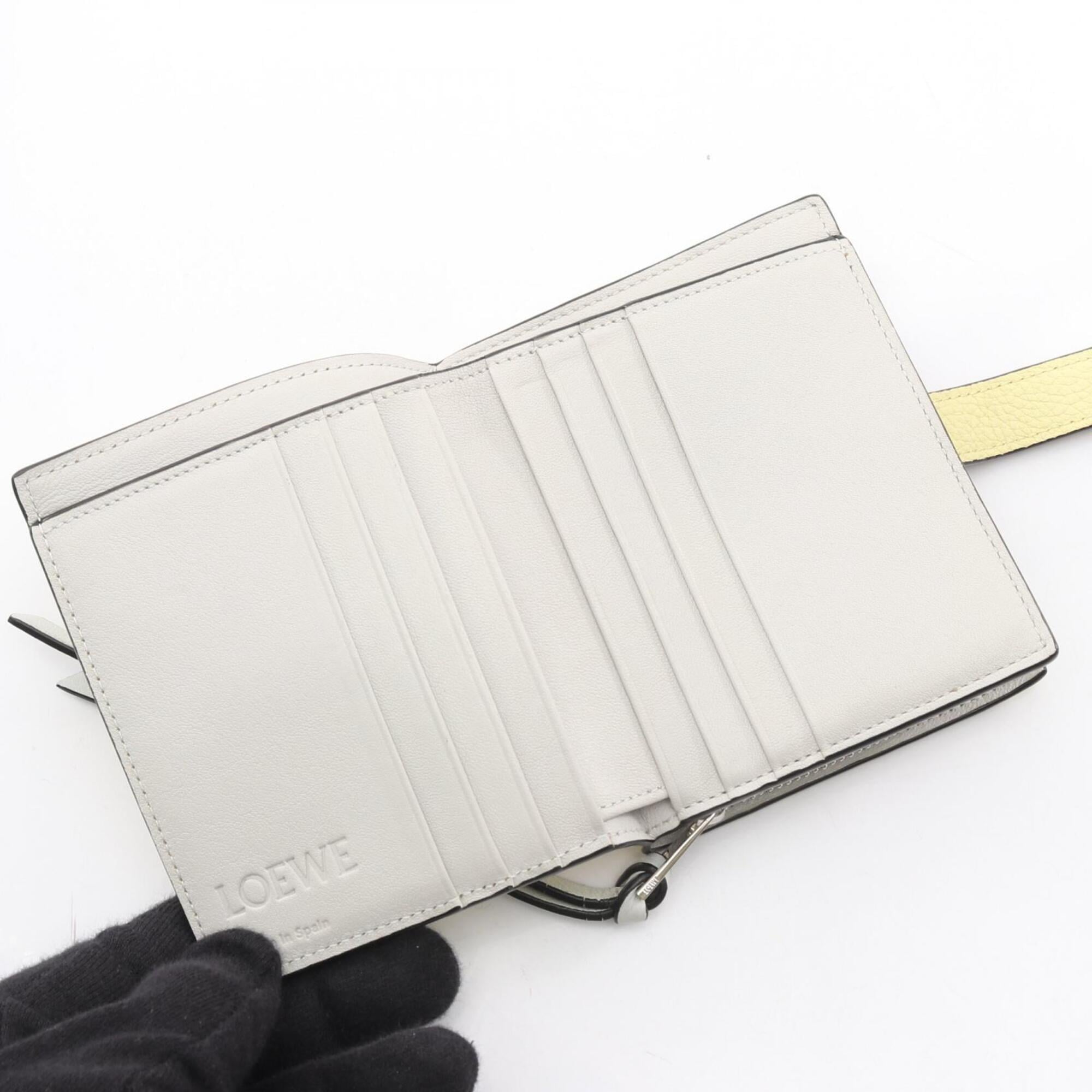 Loewe Yellow Leather Wallet (Bi-Fold) (Pre-Owned)