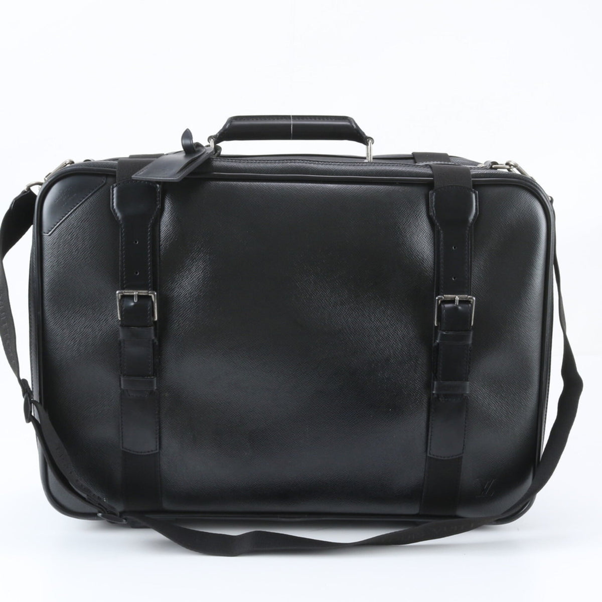 Louis Vuitton Ardoise Leather Boston Bag Shoulder Bag Tote Bag (Pre-Owned)